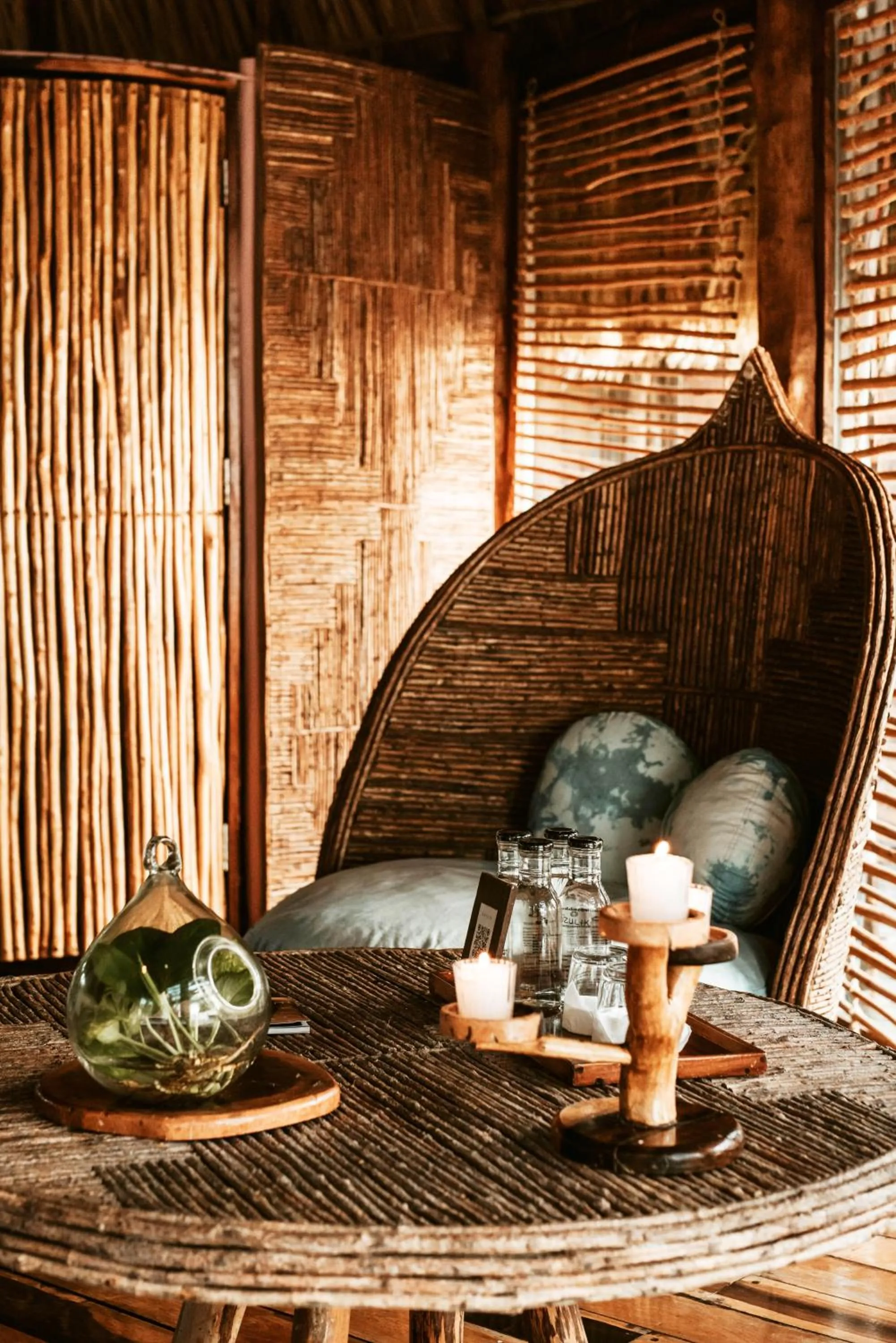 Living room in Azulik - Adults Only