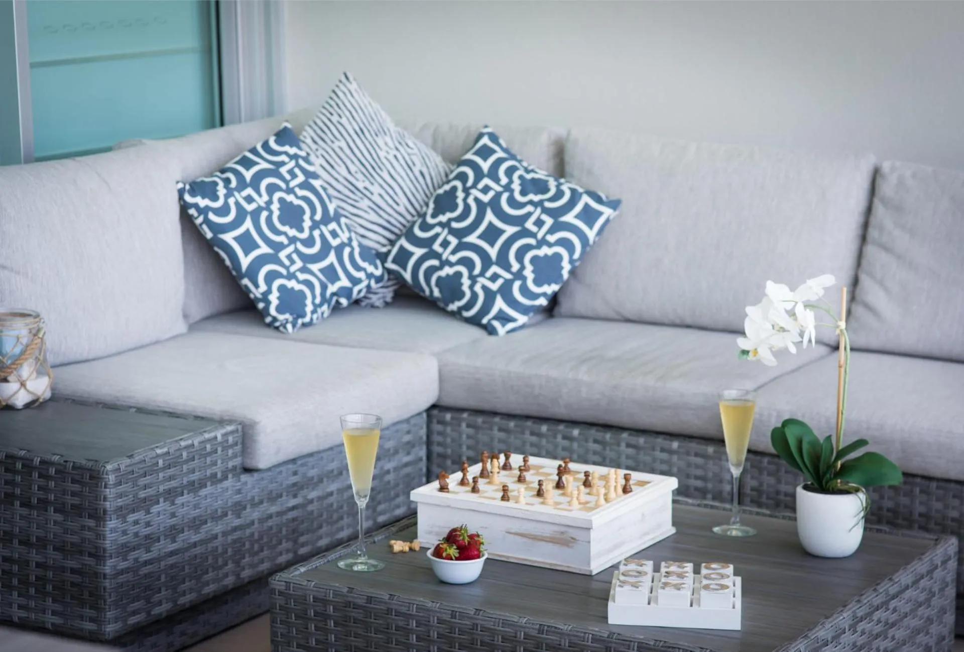 Seating area in Peninsula Airlie Beach