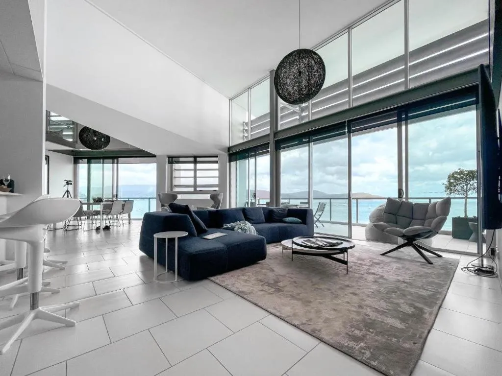 Living room in Peninsula Airlie Beach