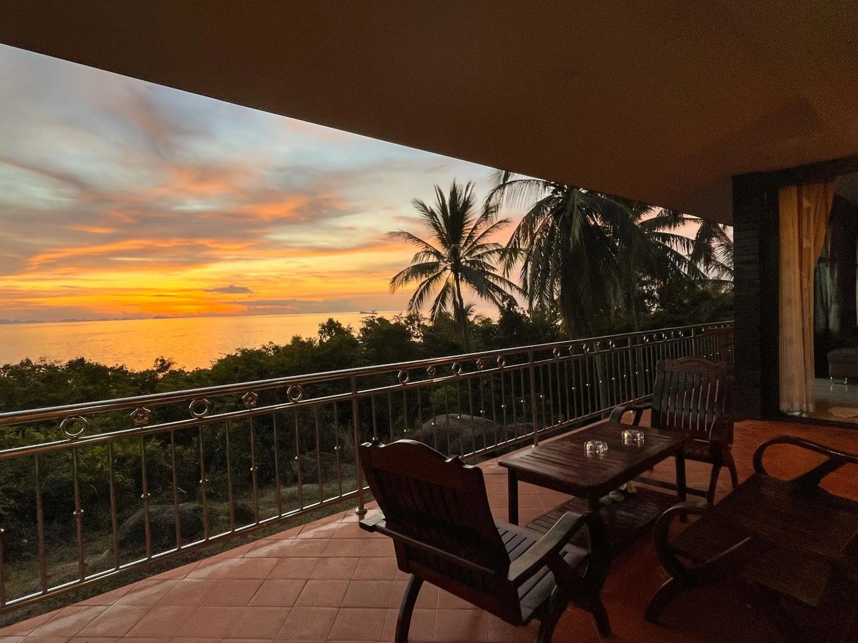 Patio in Golden Hill Resort