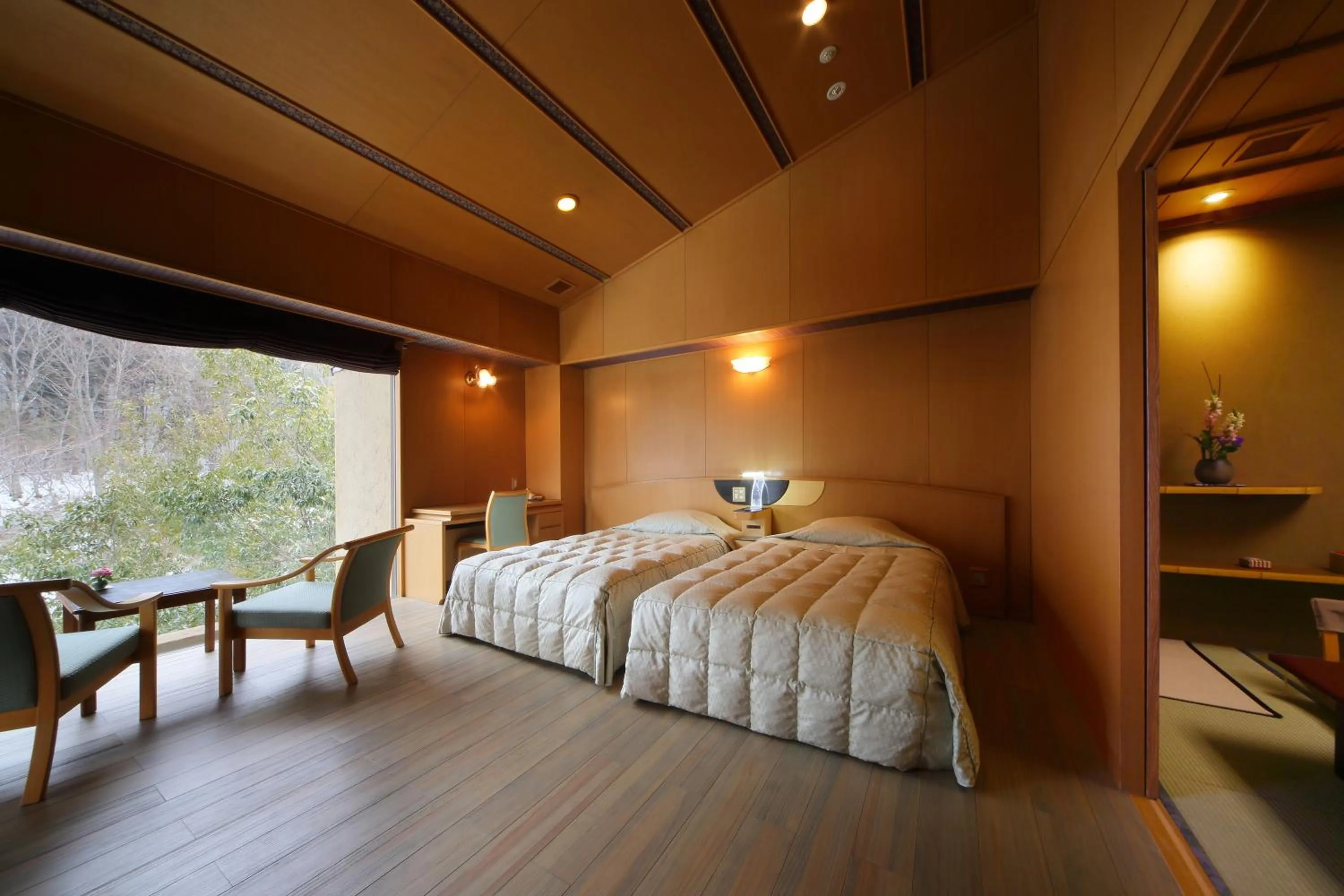 Bed in Bettei Senjyuan