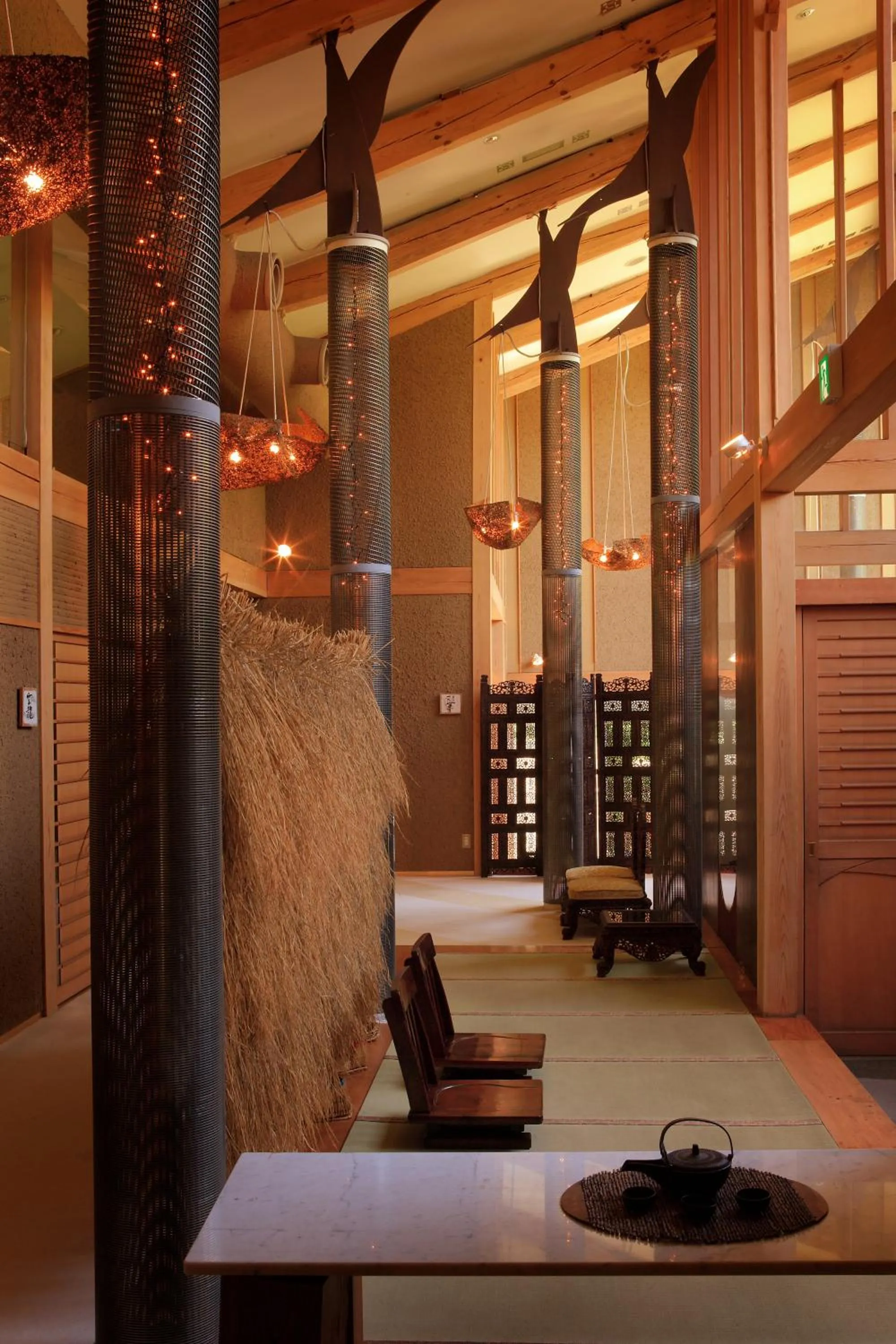 Decorative detail in Bettei Senjyuan