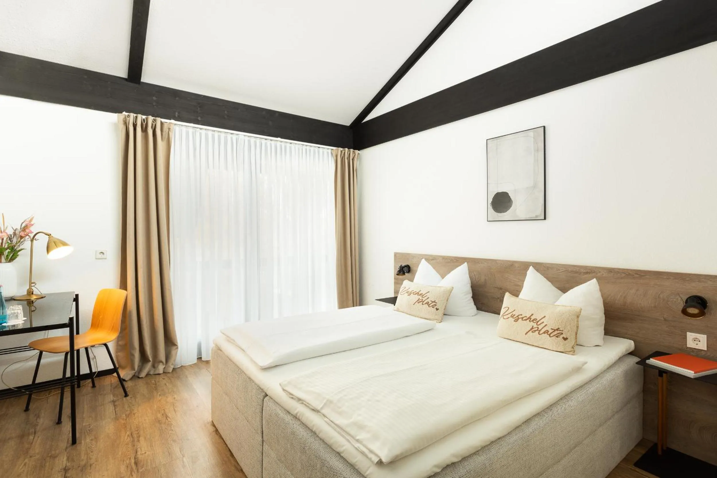 Bed in Hotel My Schildow