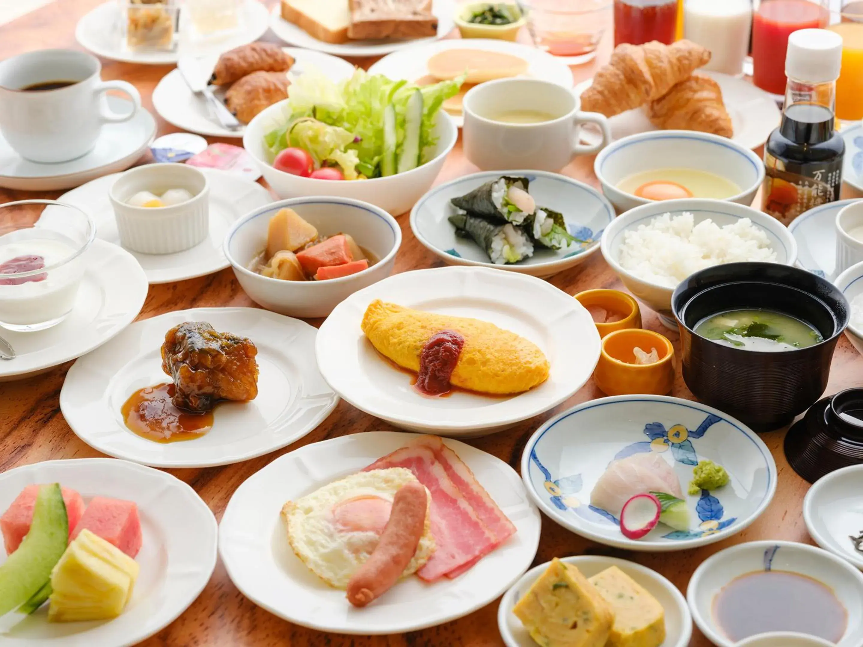 Breakfast in Inasayama Kanko Hotel Breakfast in Inasayama Kanko Hotel