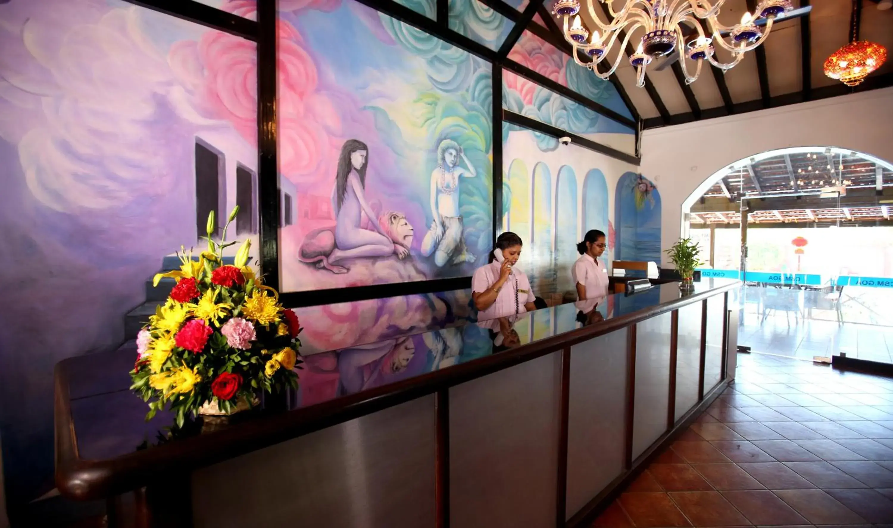 Lobby or reception in Colonia Santa Maria Lobby or reception in Colonia Santa Maria