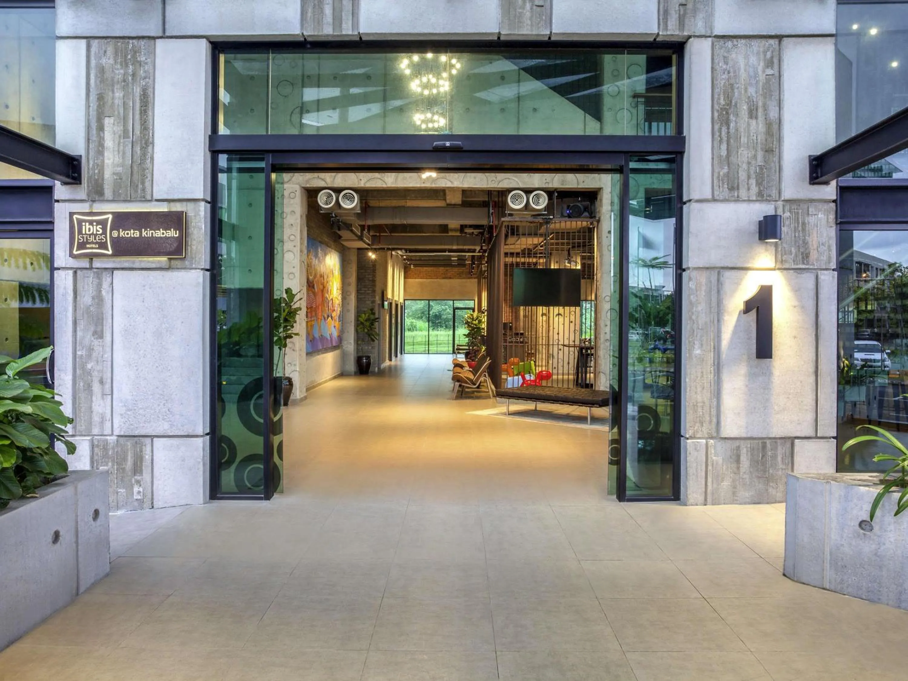 Property building in ibis Styles Kota Kinabalu Inanam