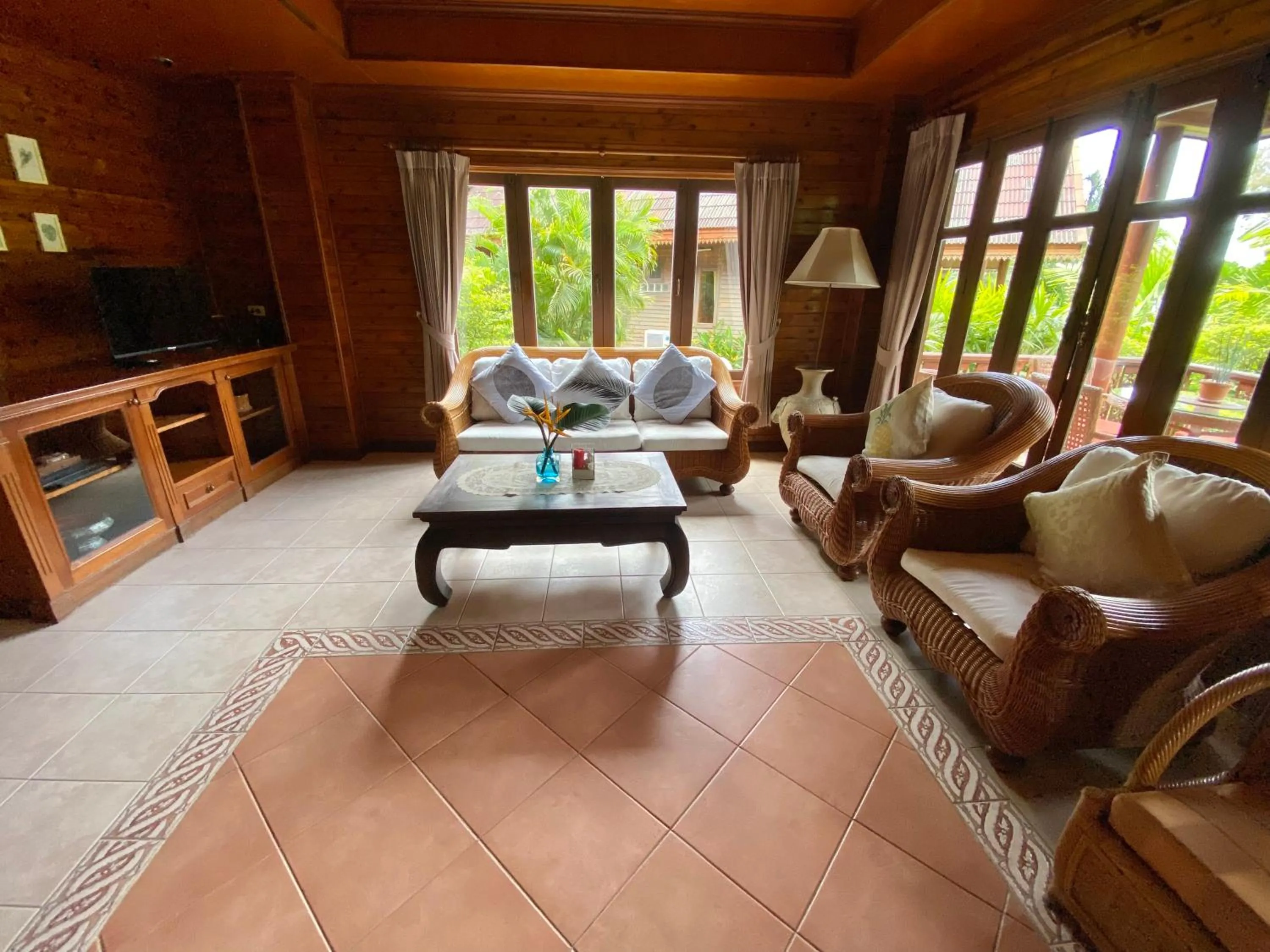 Seating area in Baan Laem Noi Villa's
