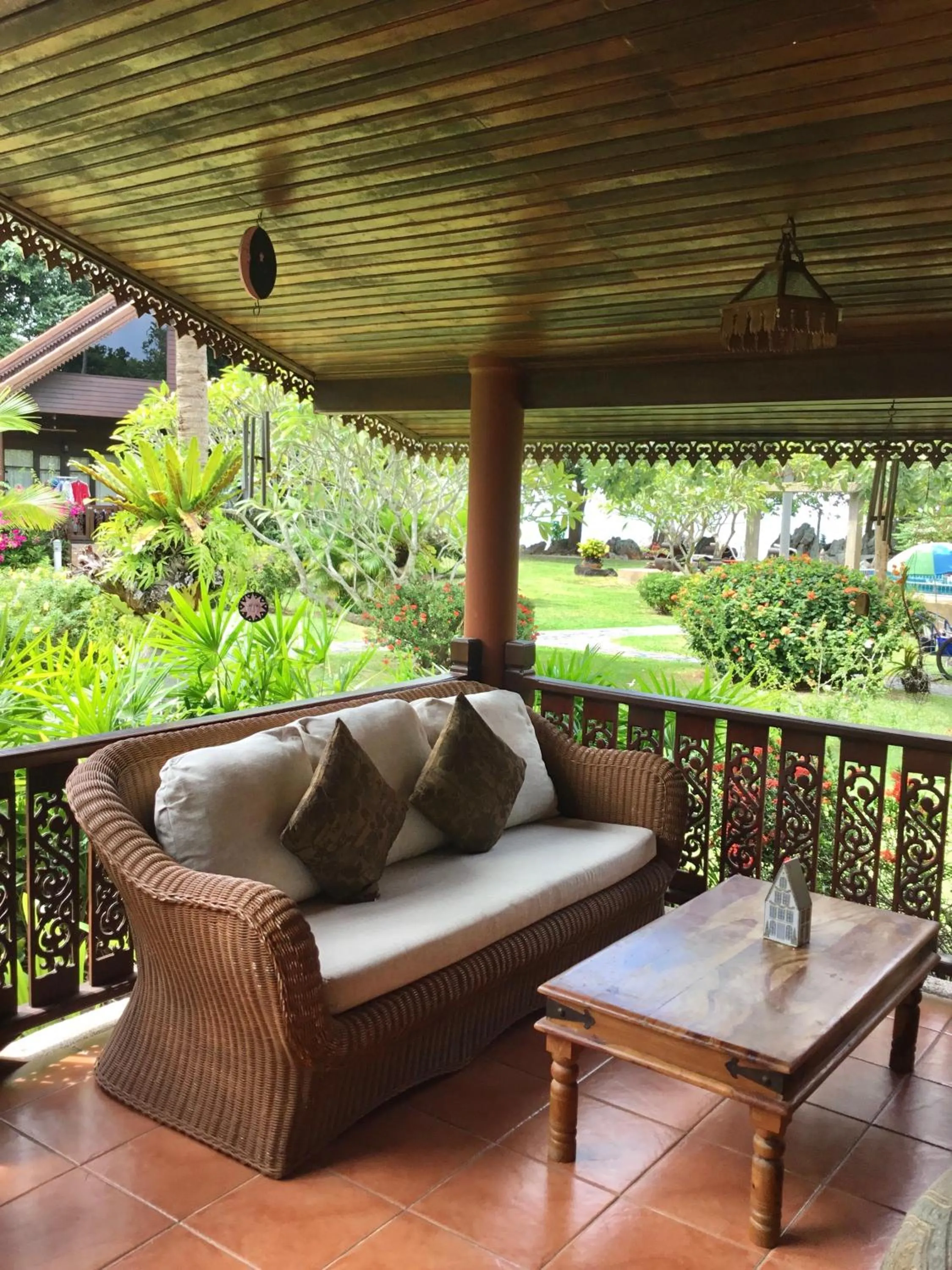 Balcony/Terrace in Baan Laem Noi Villa's
