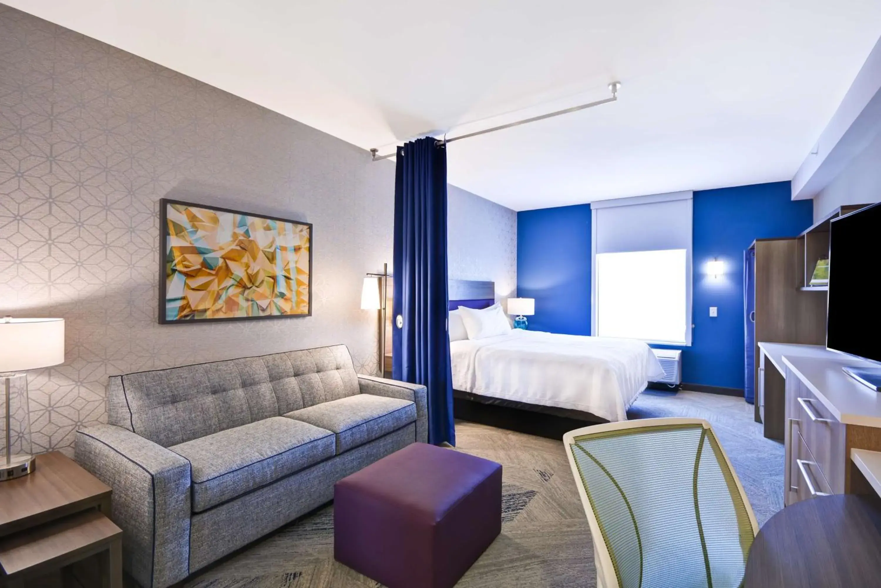 Bedroom, Bed in Home2 Suites By Hilton Plano Richardson Bedroom, Bed in Home2 Suites By Hilton Plano Richardson