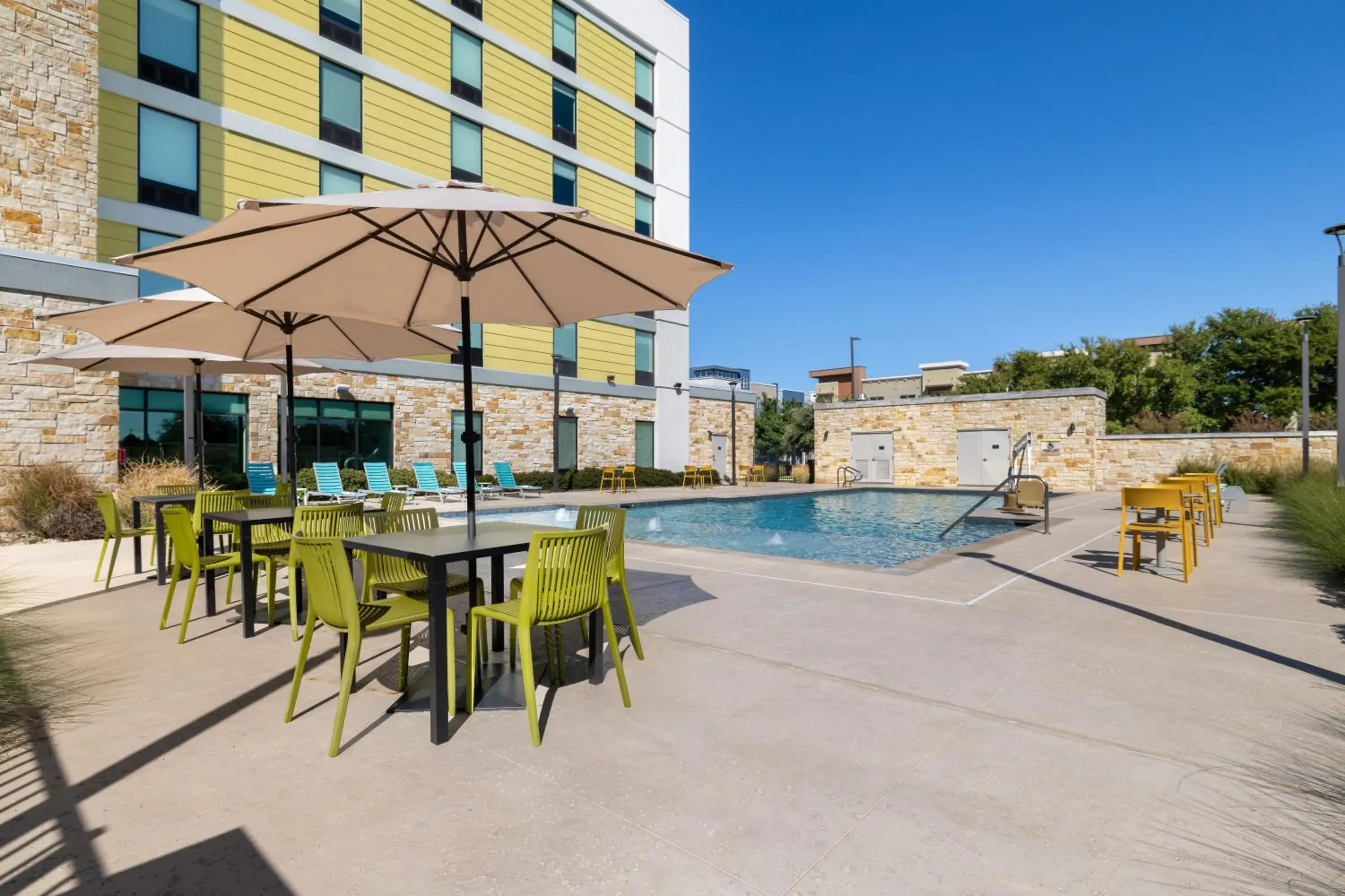 Swimming pool in Home2 Suites By Hilton Plano Richardson Swimming pool in Home2 Suites By Hilton Plano Richardson