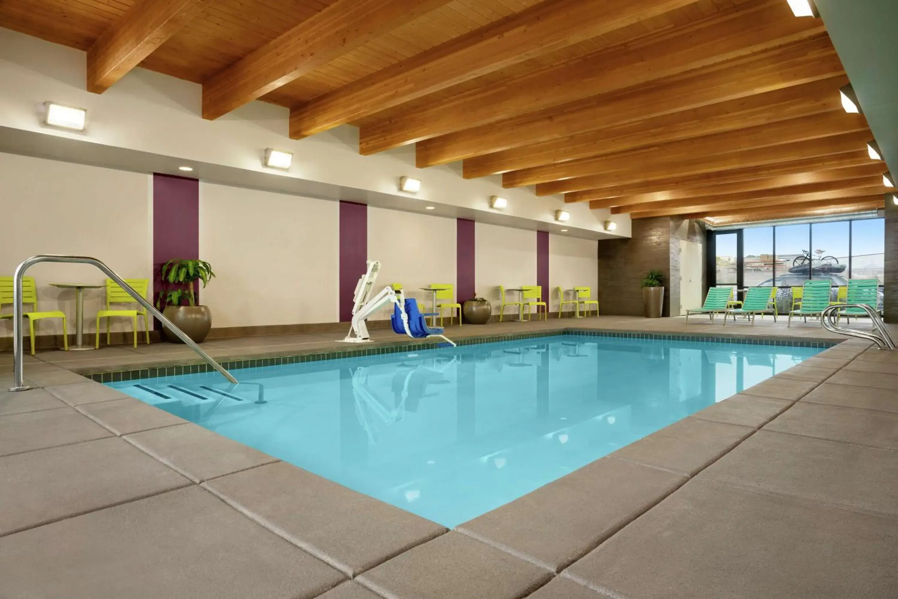 Pool view in Home2 Suites By Hilton Elko Pool view in Home2 Suites By Hilton Elko