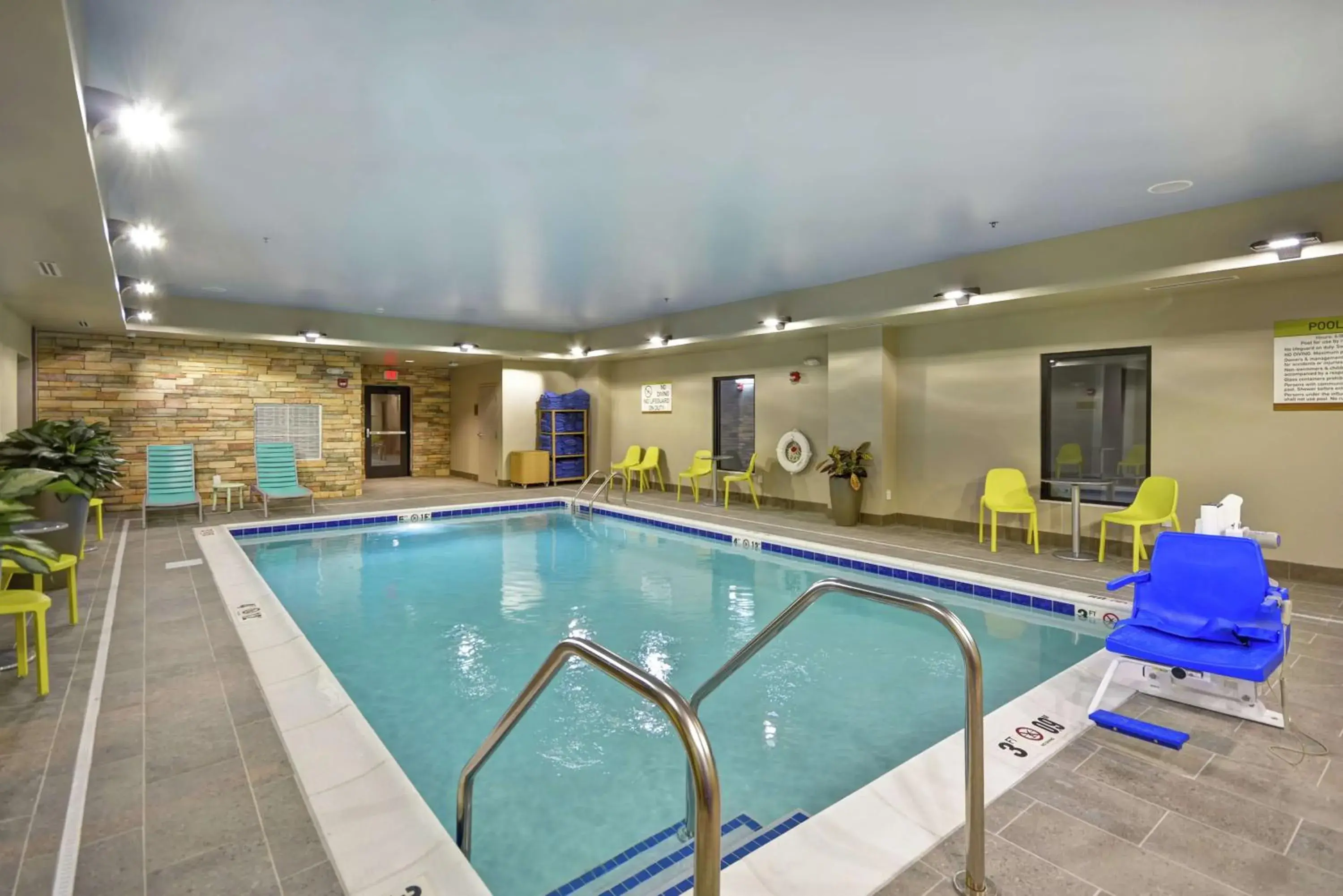 Pool view in Home2 Suites By Hilton Carbondale Pool view in Home2 Suites By Hilton Carbondale