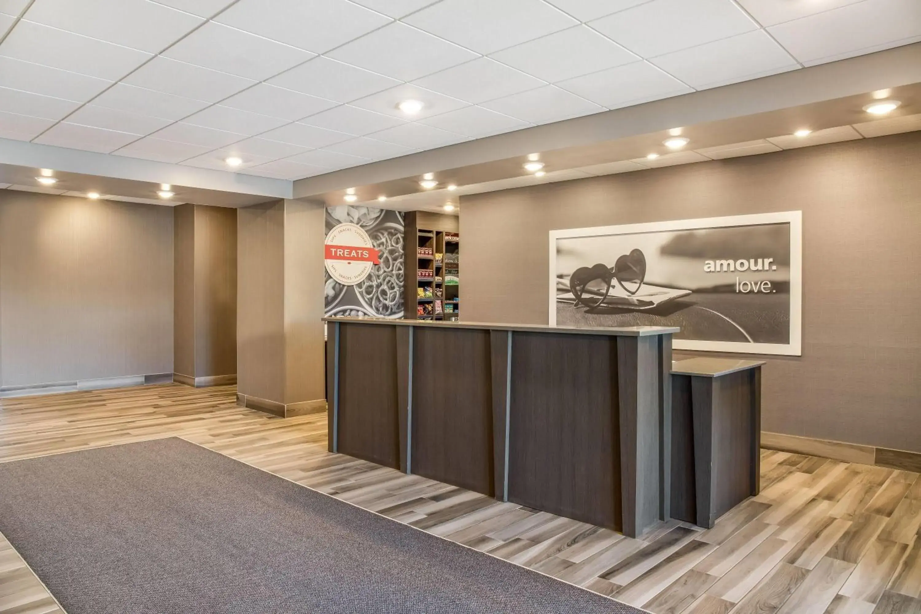 Lobby or reception in Ramada by Wyndham St Paul AB Lobby or reception in Ramada by Wyndham St Paul AB