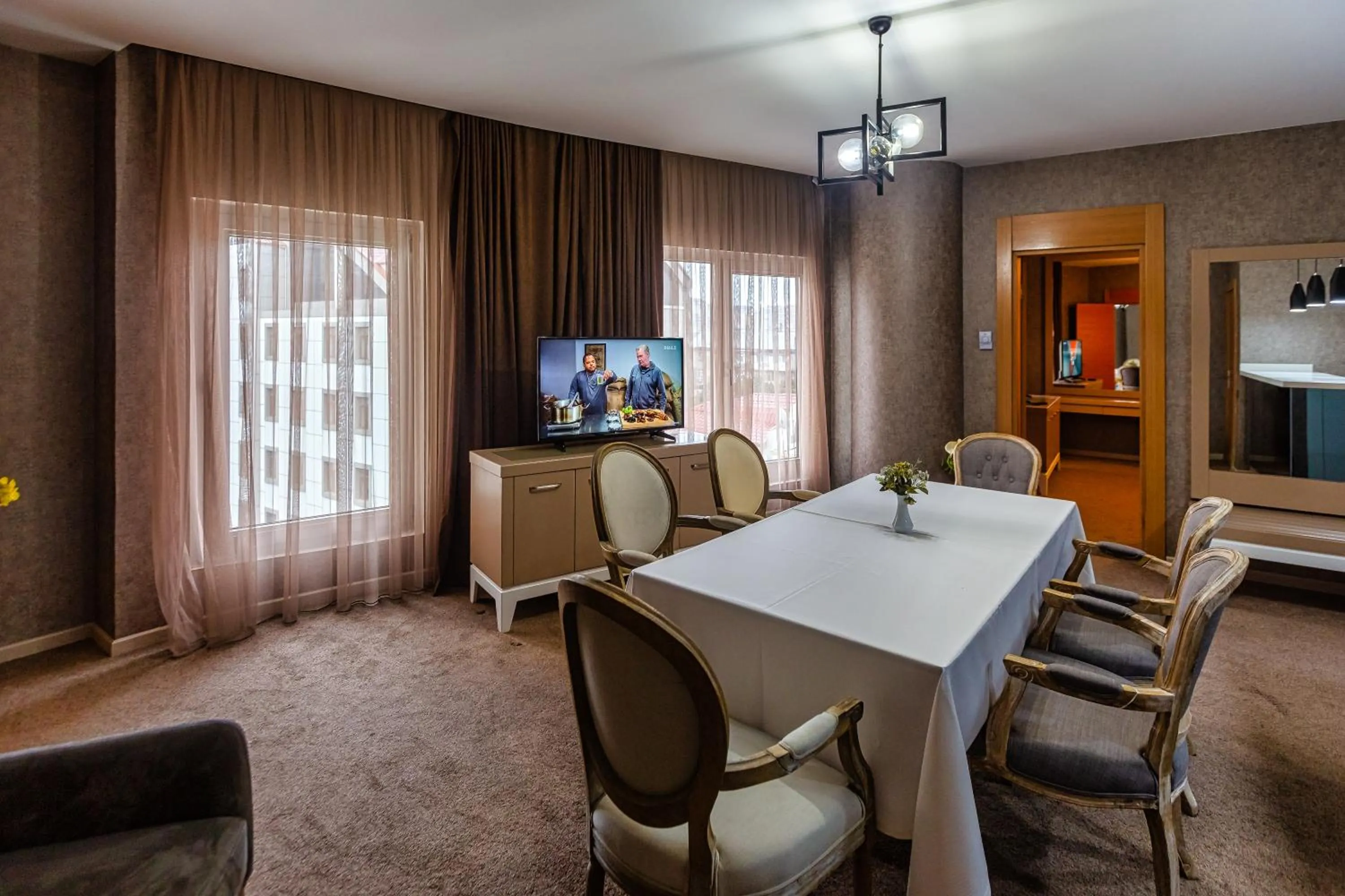 Dining area in Sky Hotel Baku