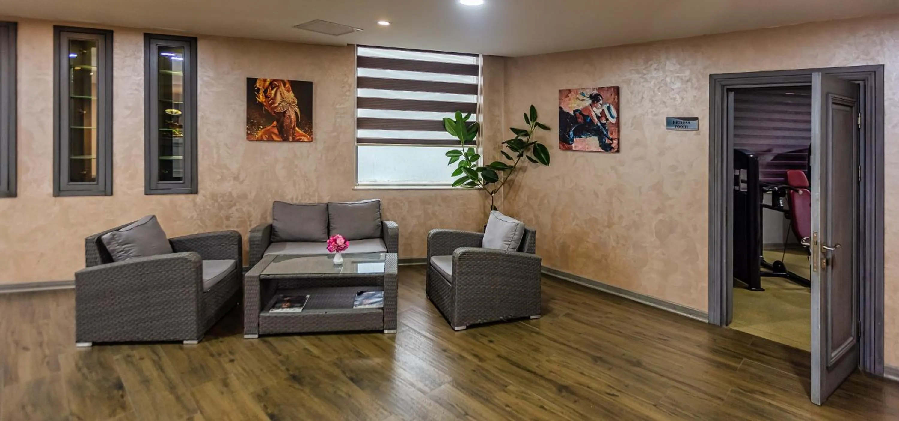 Seating area in Sky Hotel Baku