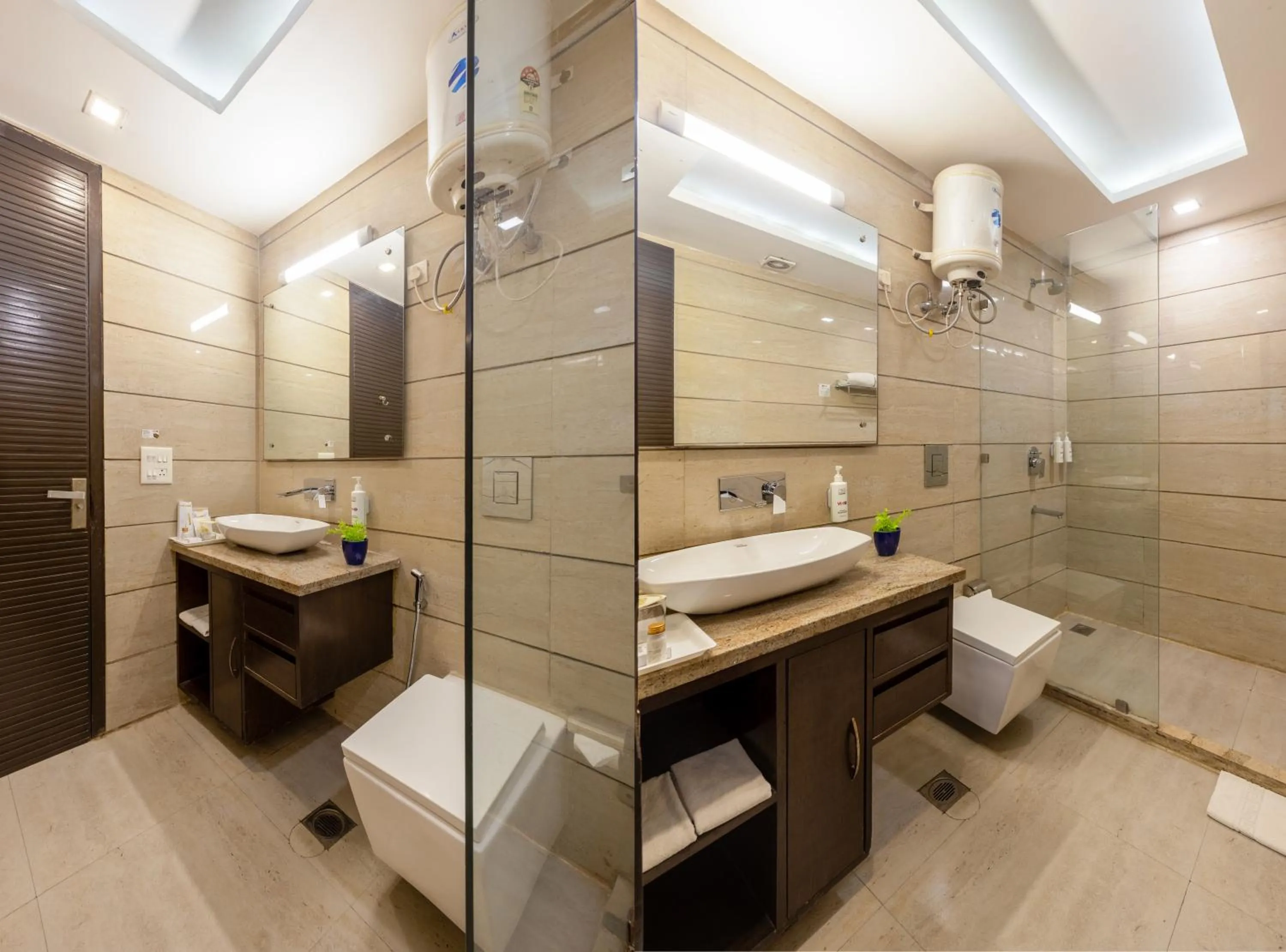 Bathroom in Vivid Boutique Hotel, Medanta, Gurugram