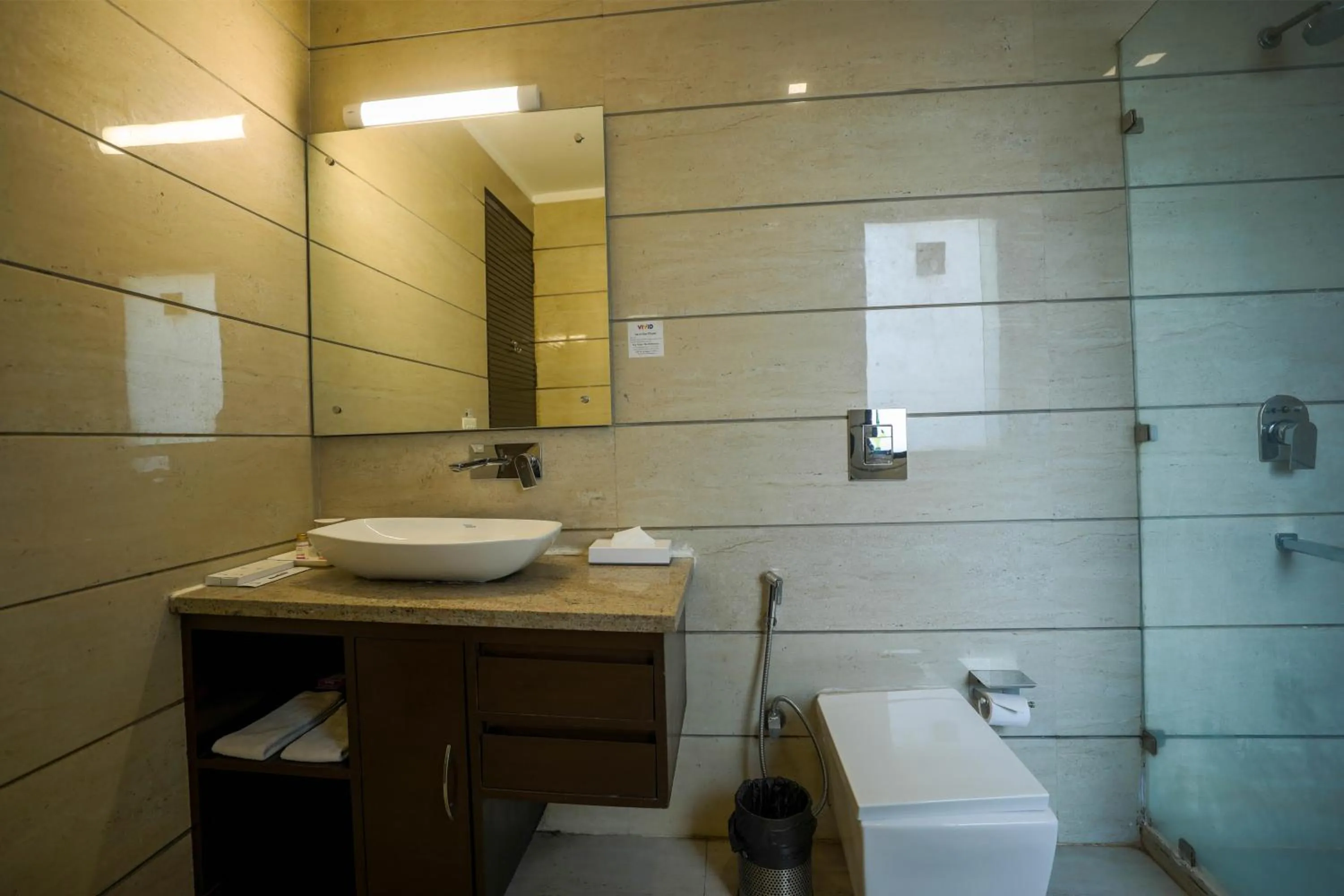 Bathroom in Vivid Boutique Hotel, Medanta, Gurugram