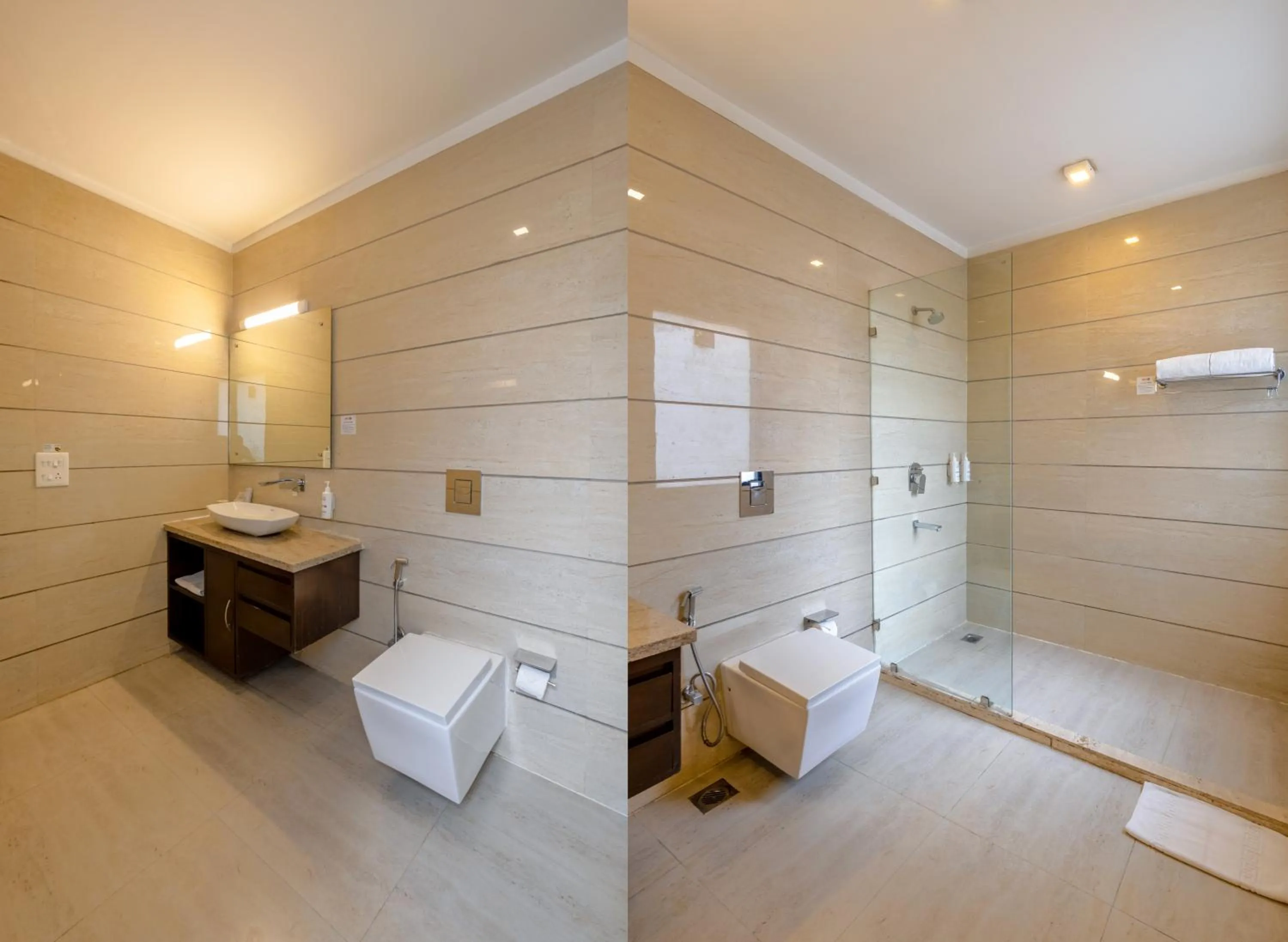 Toilet in Vivid Boutique Hotel, Medanta, Gurugram