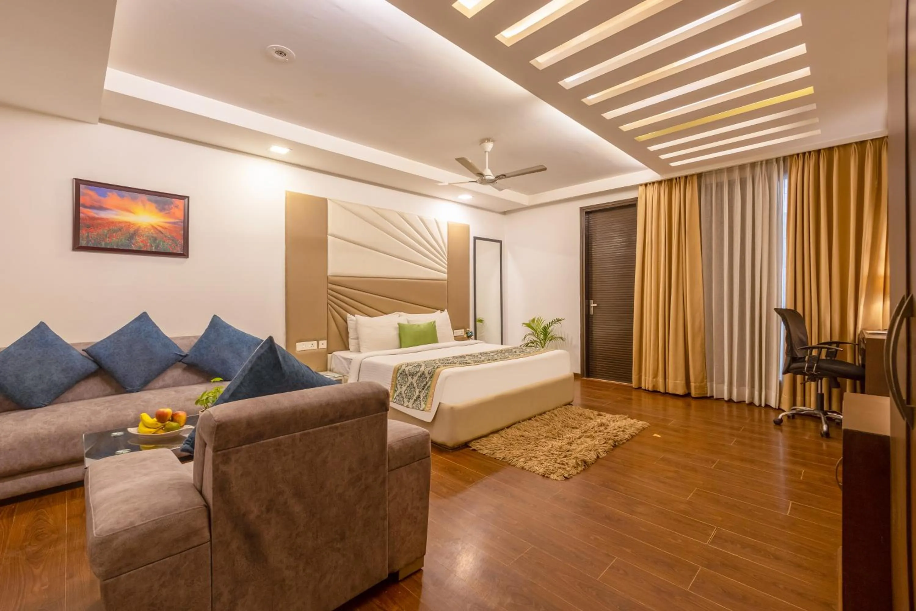 Bedroom, Bed in Vivid Boutique Hotel, Medanta, Gurugram