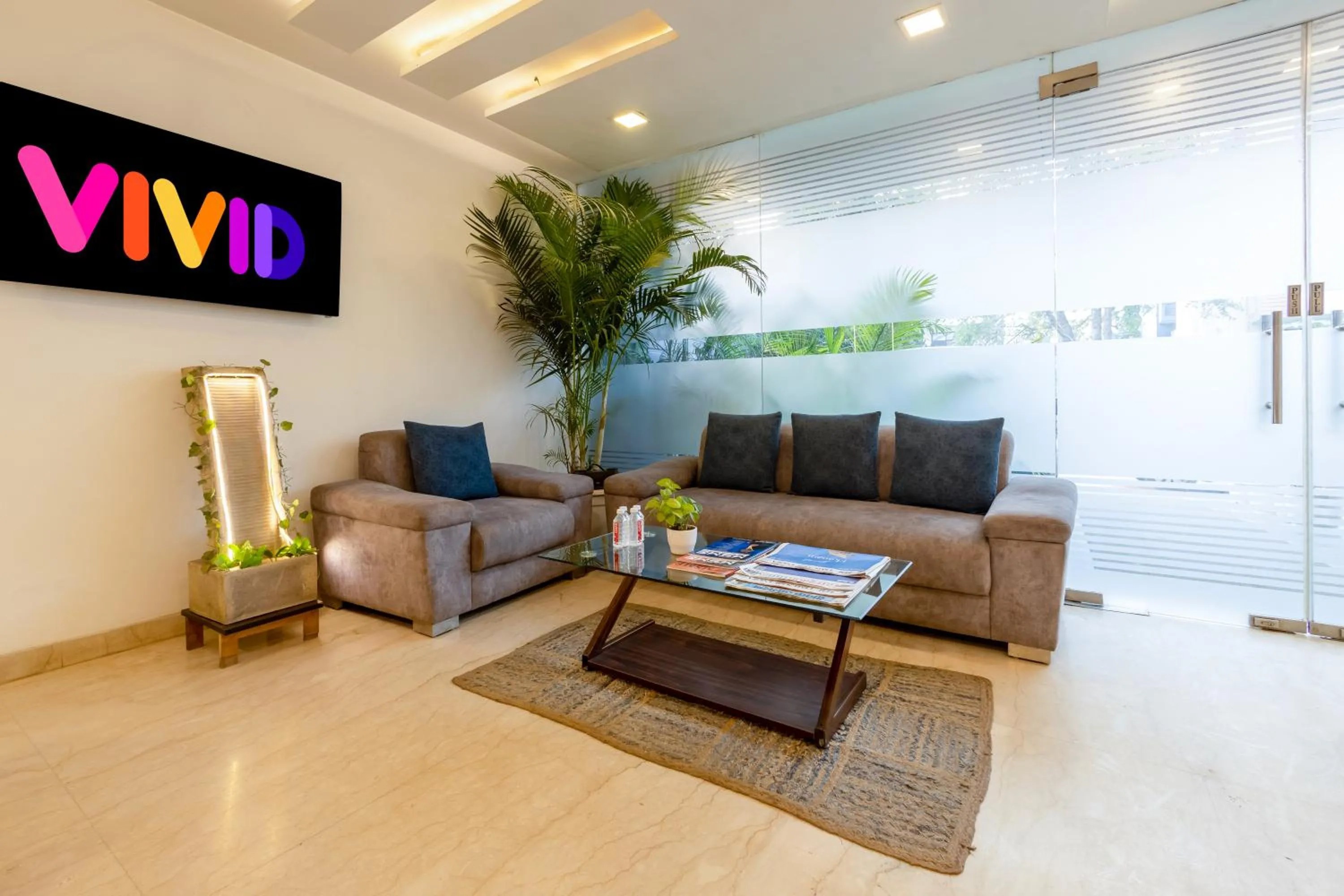 Lobby or reception in Vivid Boutique Hotel, Medanta, Gurugram