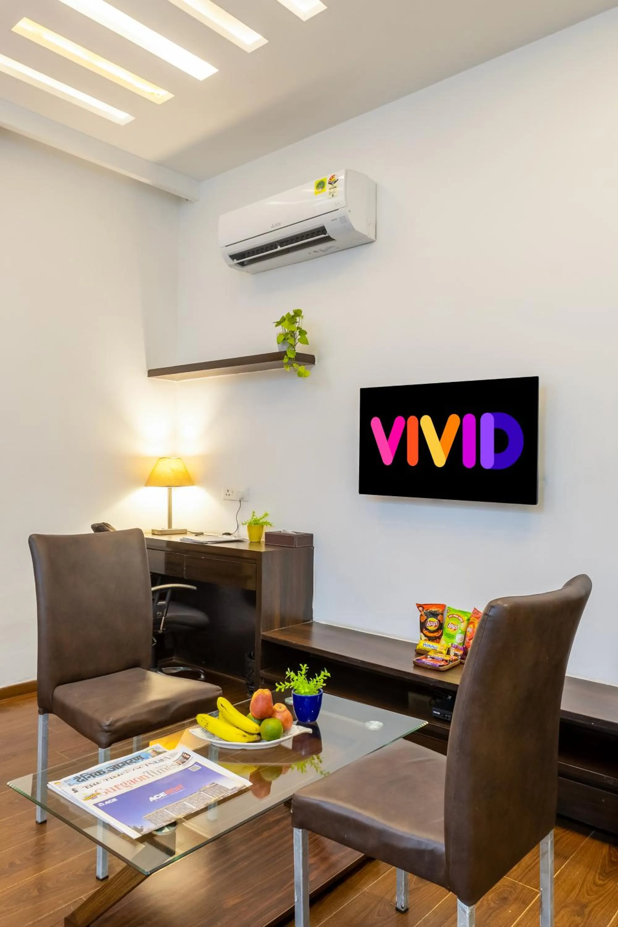 TV and multimedia in Vivid Boutique Hotel, Medanta, Gurugram