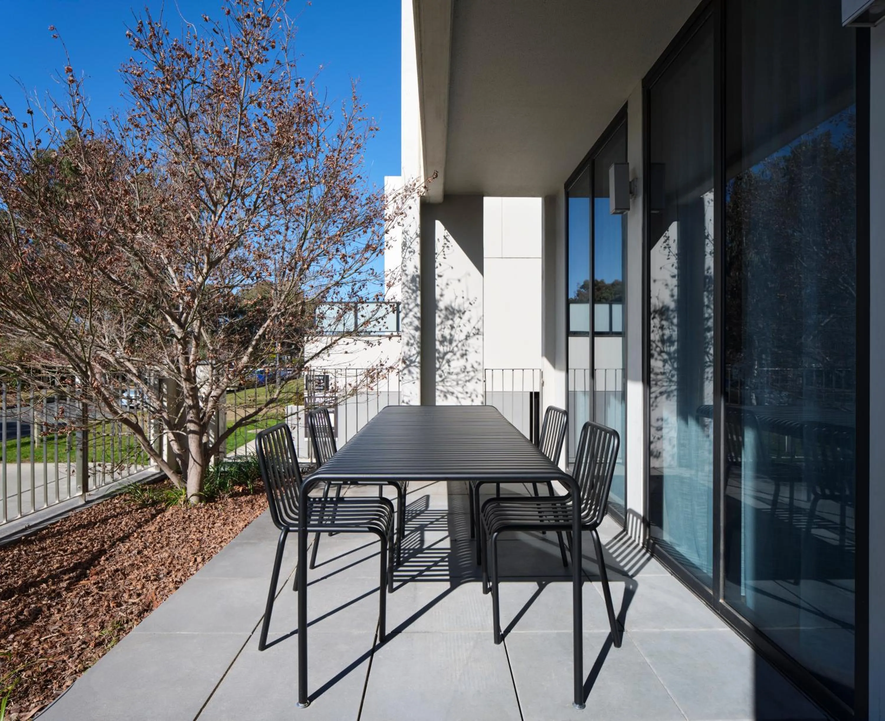 Patio in Burbury Hotel & Apartments