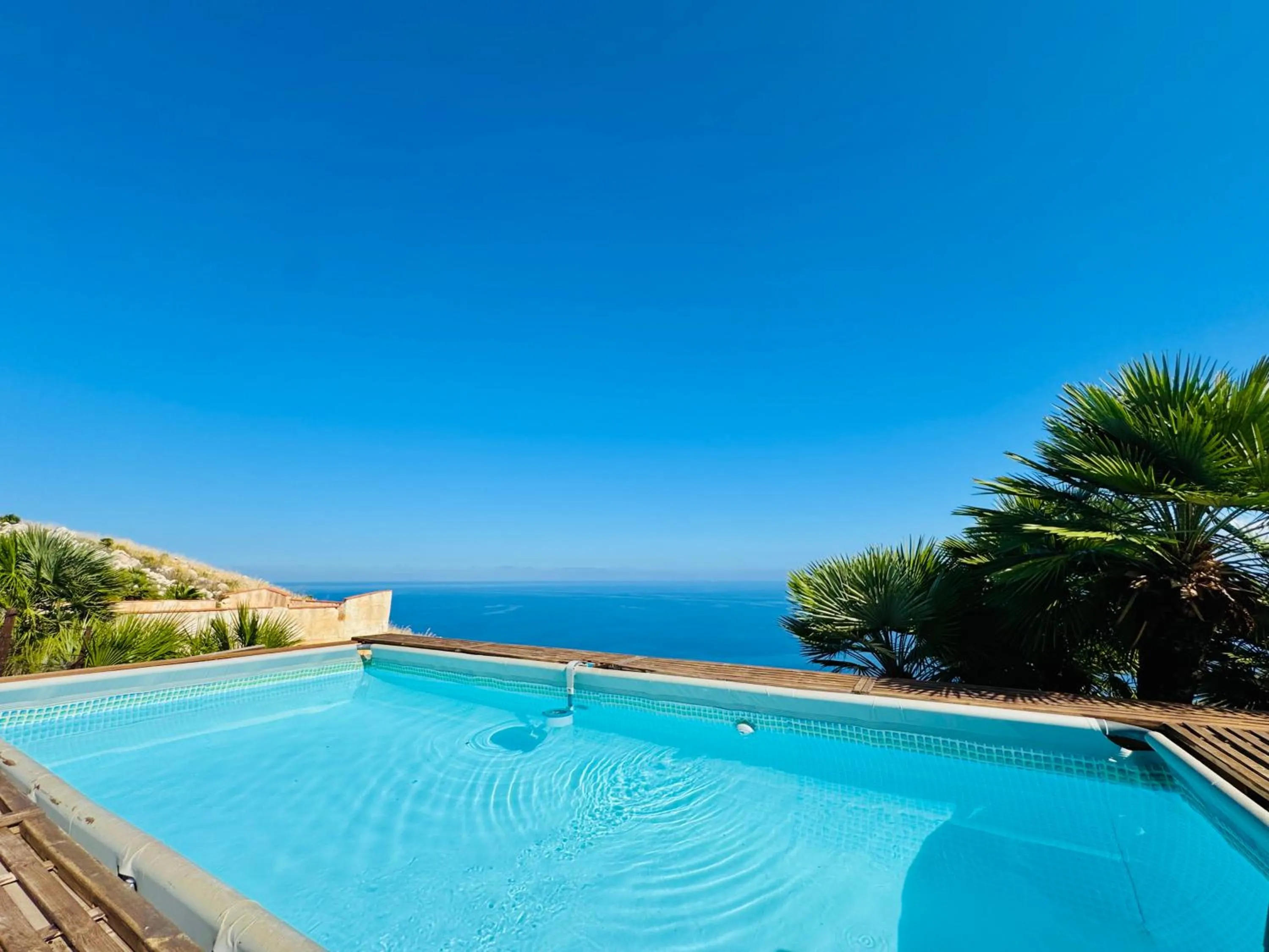 Pool view in Baglio La Luna - B&B