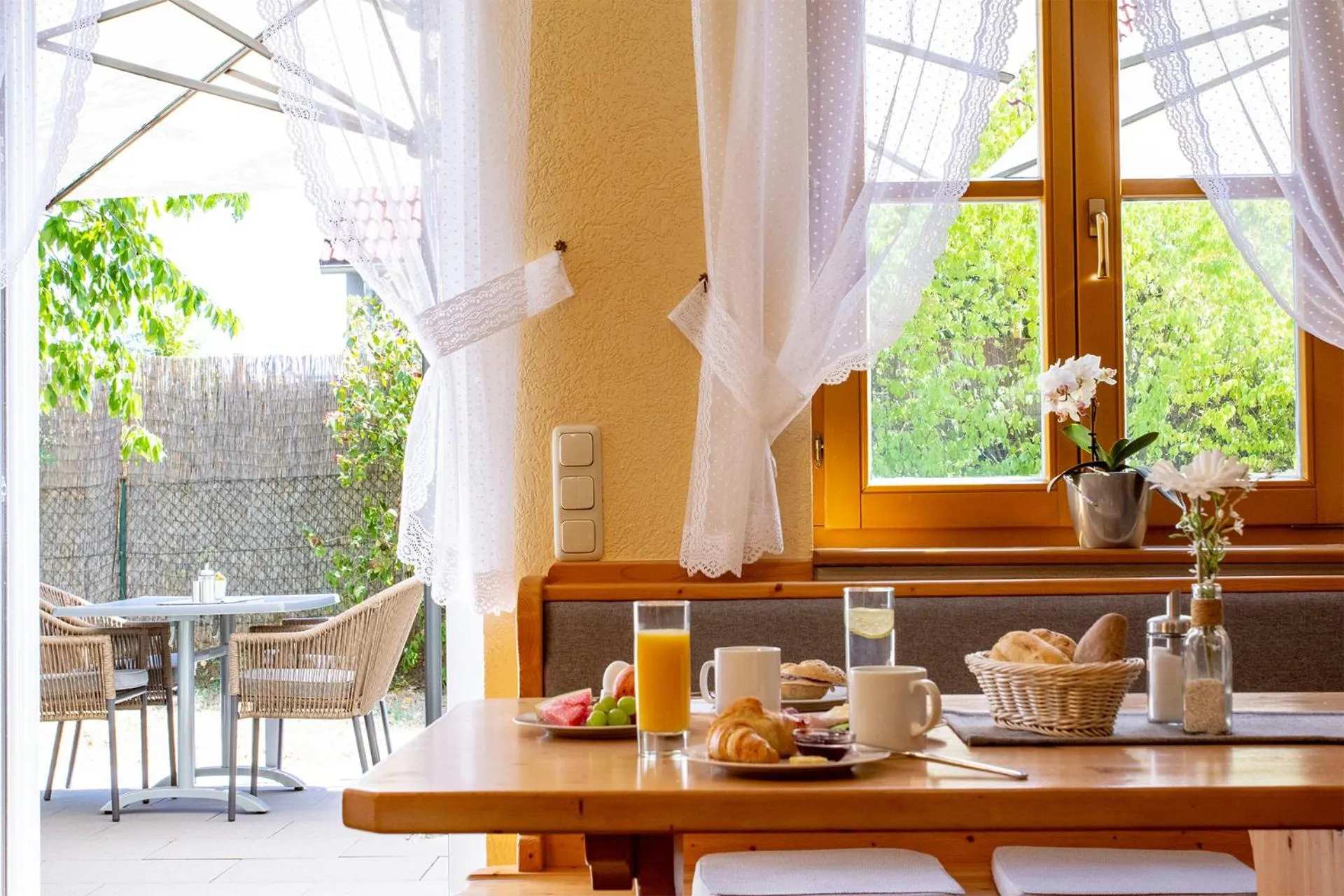 Continental breakfast in Hotel am Schwanberg