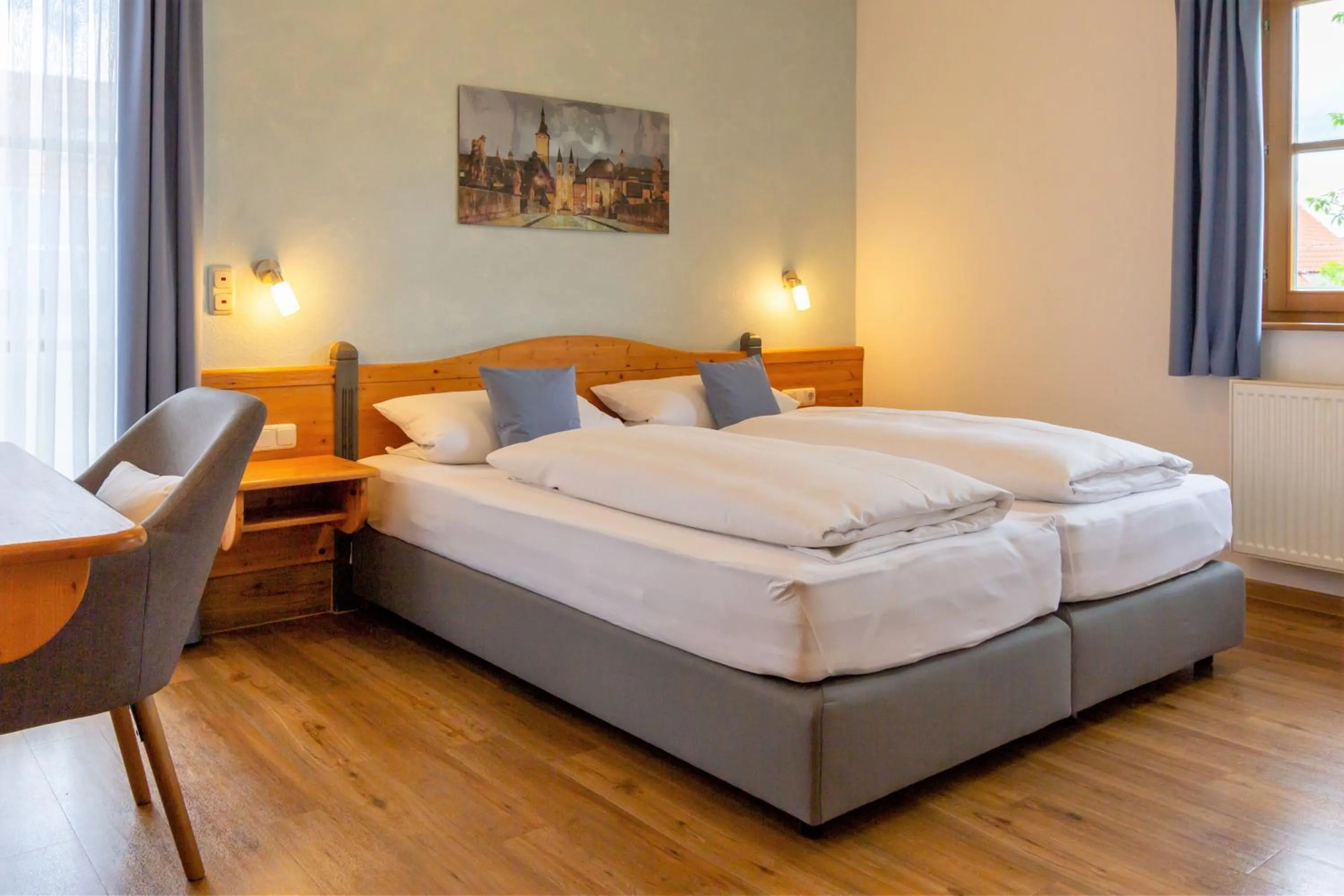 Photo of the whole room, Bed in Hotel am Schwanberg