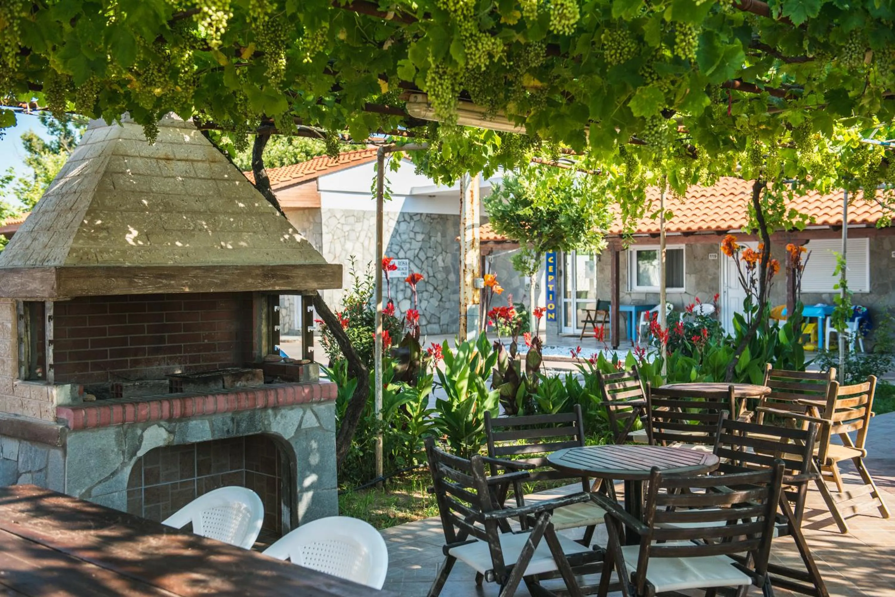 Patio in Santa Rosa Hotel & Beach