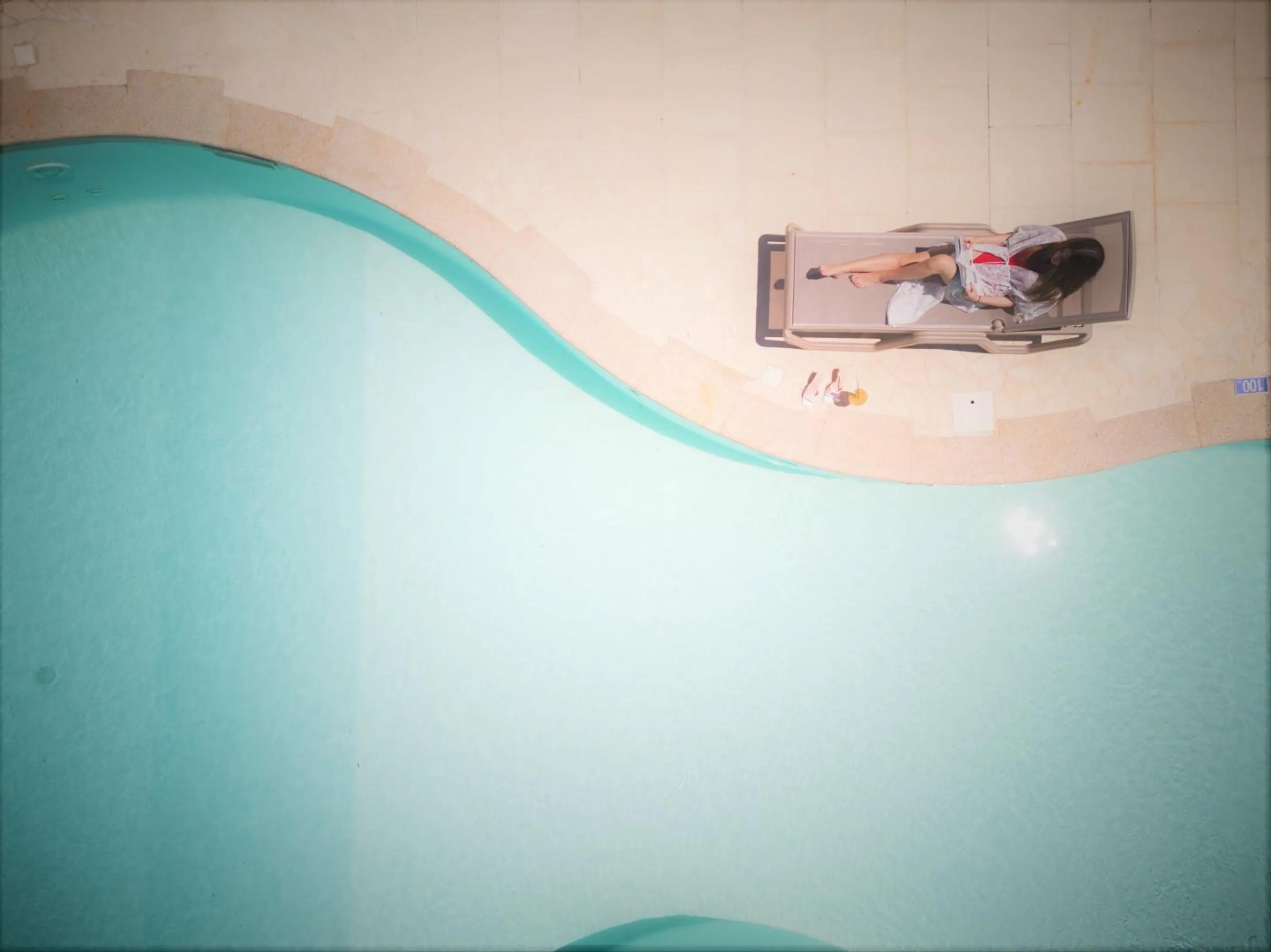 Pool view in Moma Hotel Cannigione