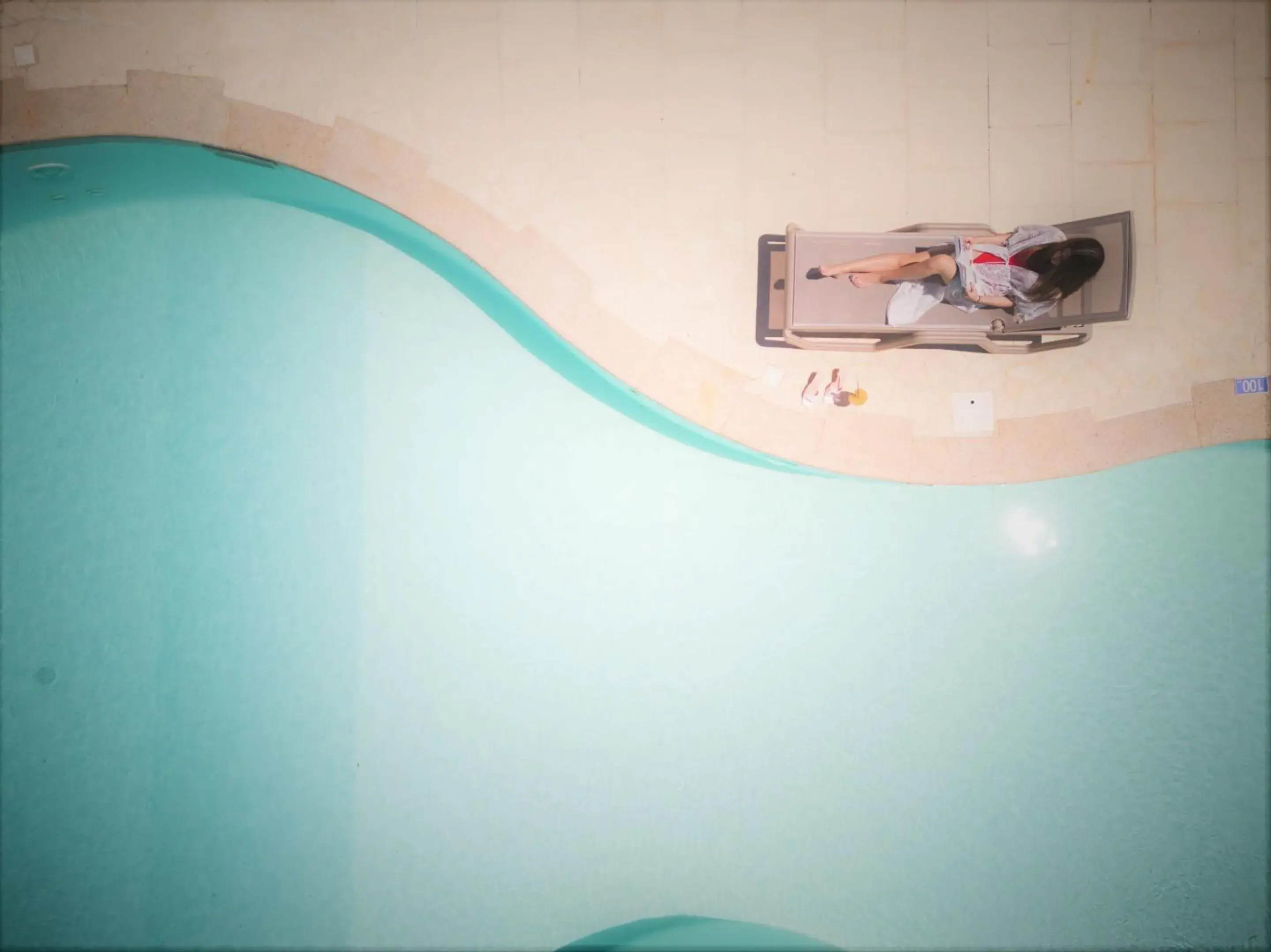 Pool view in Moma Hotel Cannigione Pool view in Moma Hotel Cannigione