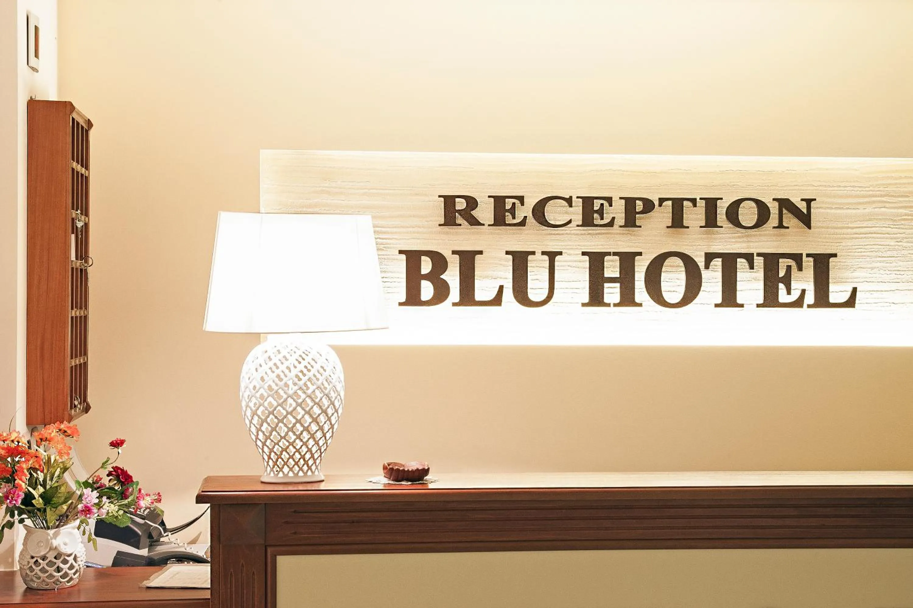 Lobby or reception in Blu Hotel
