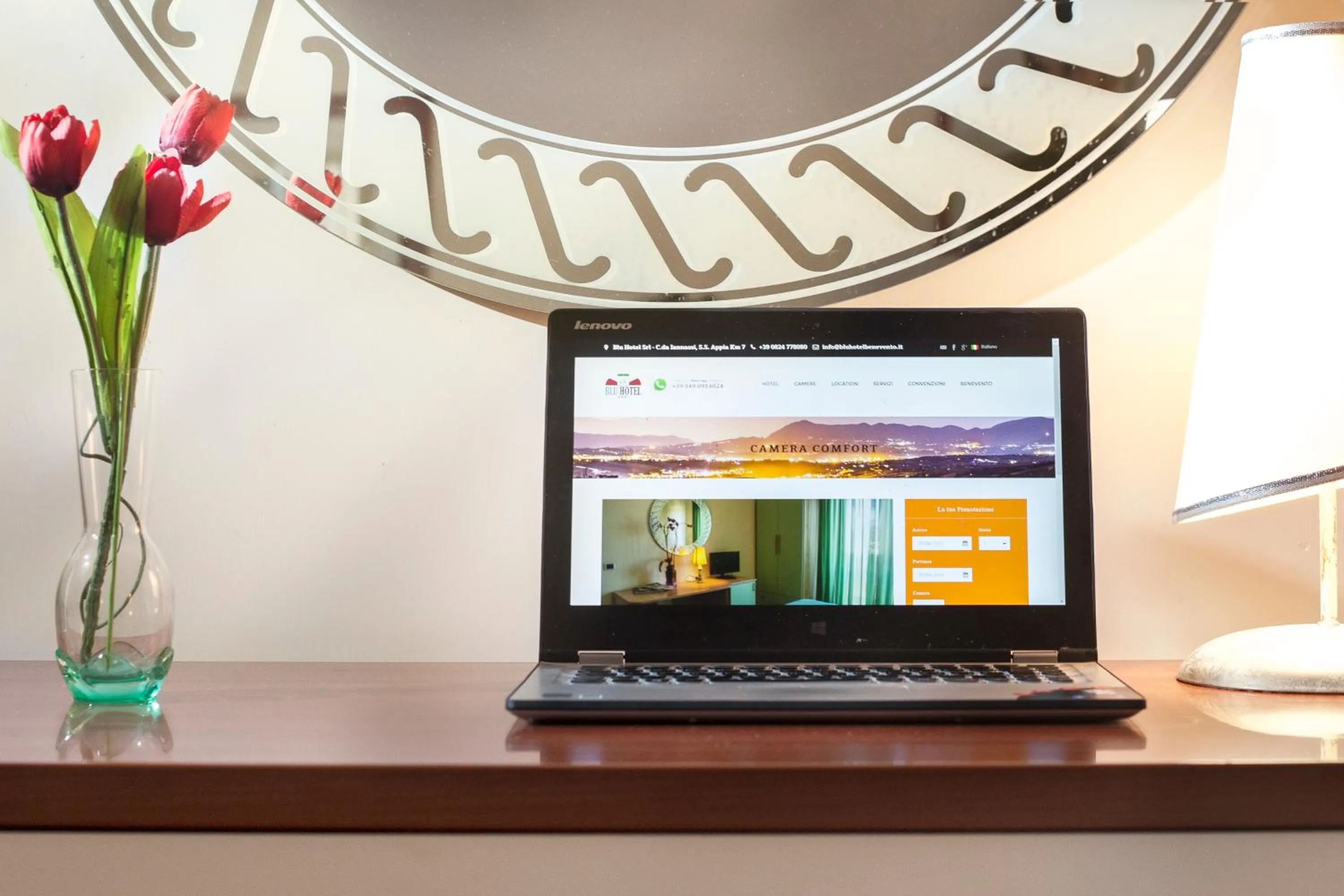 Property logo or sign in Blu Hotel