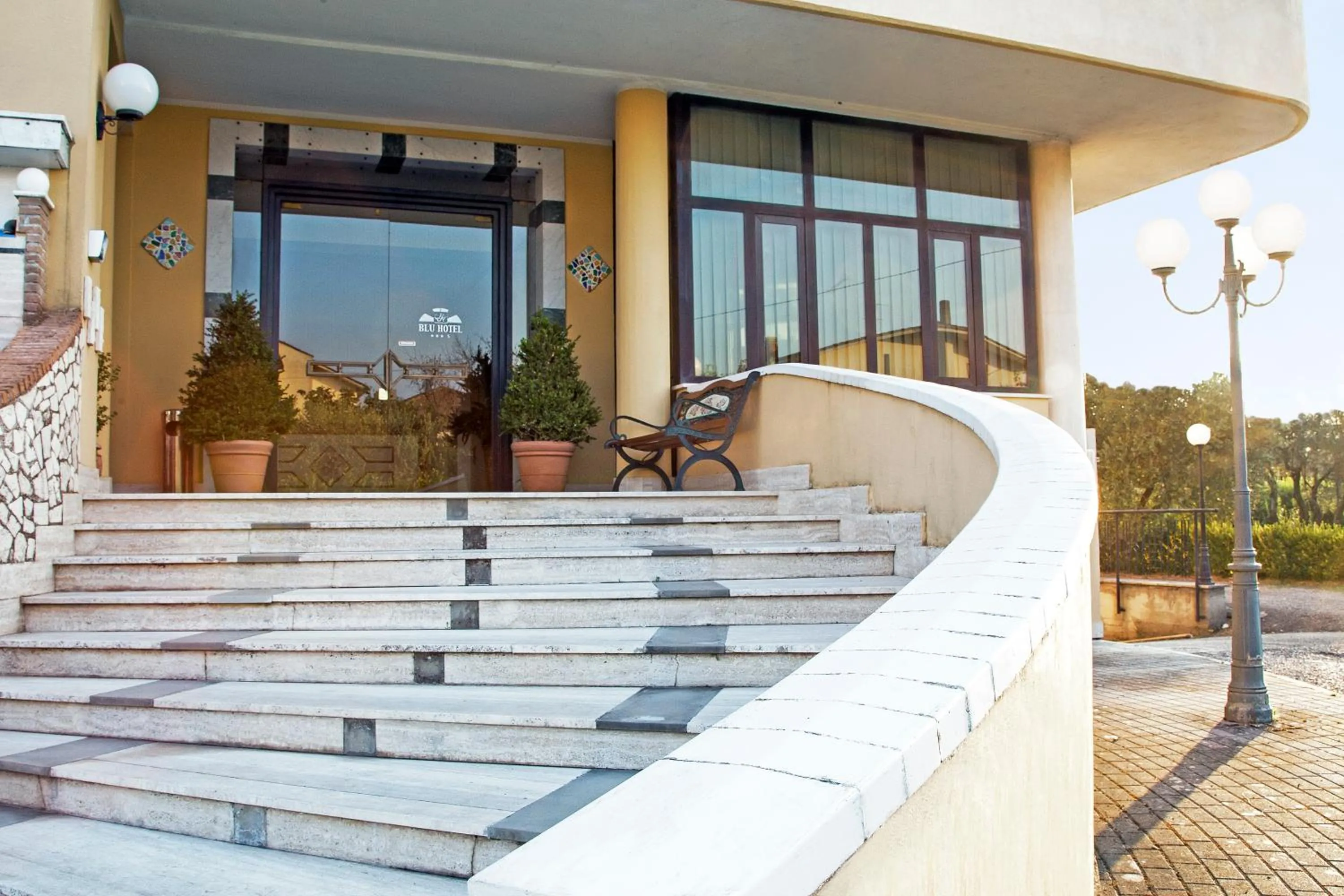 Facade/entrance in Blu Hotel