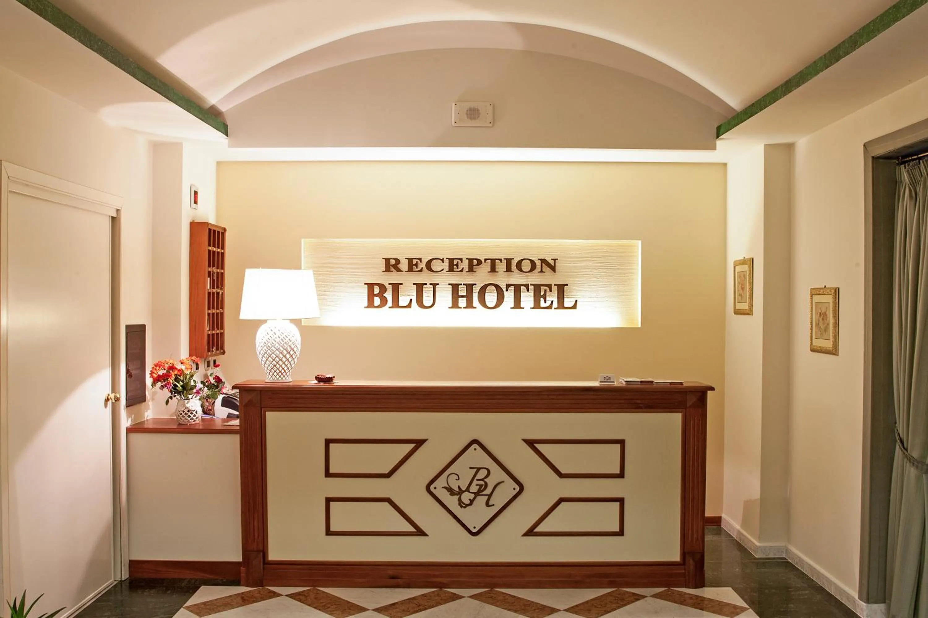Lobby or reception in Blu Hotel