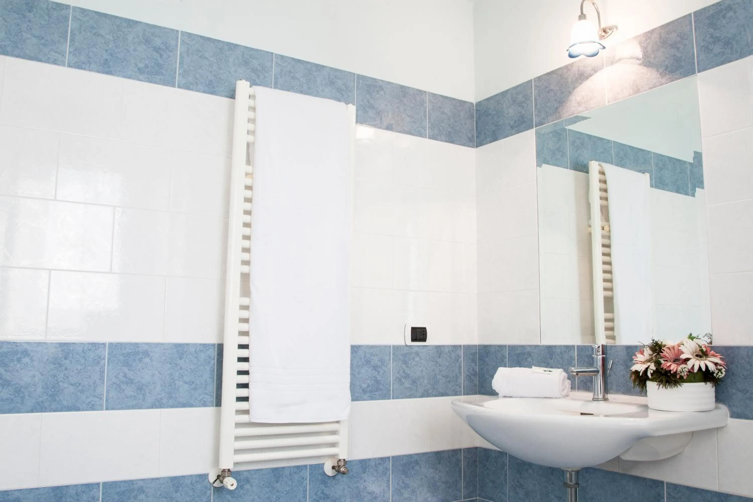 Bathroom in Blu Hotel