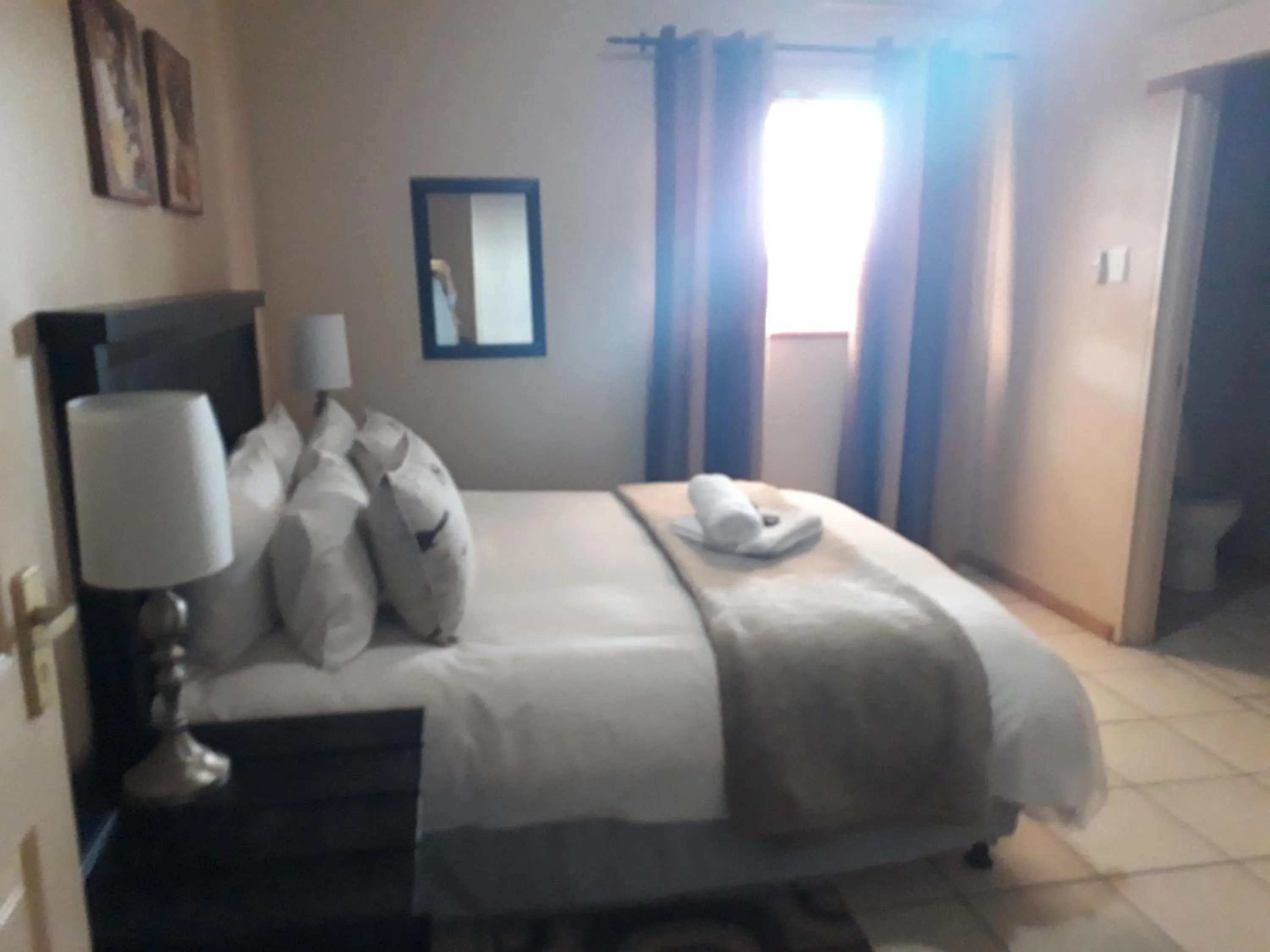 Bed in Augrabies De Oude Stoor Guesthouse