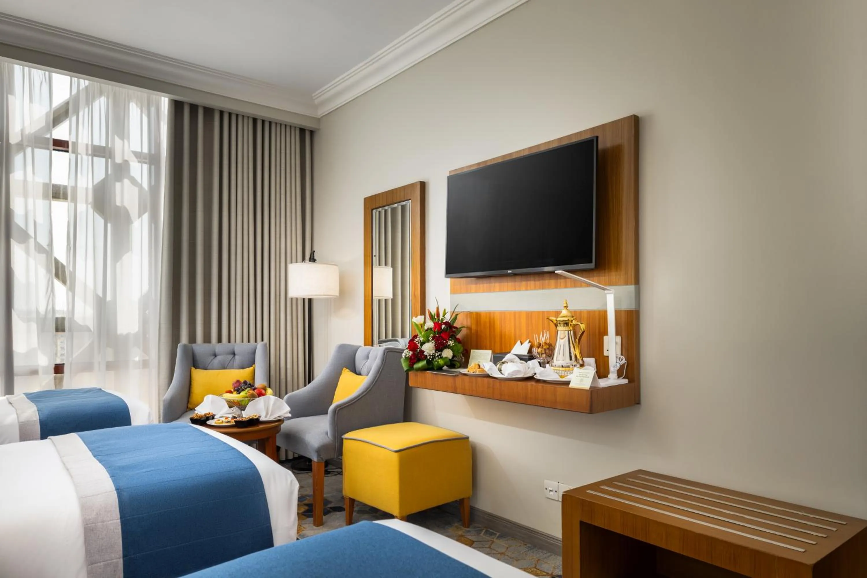 Bedroom, Bed in Emaar Elite Al Madina Hotel