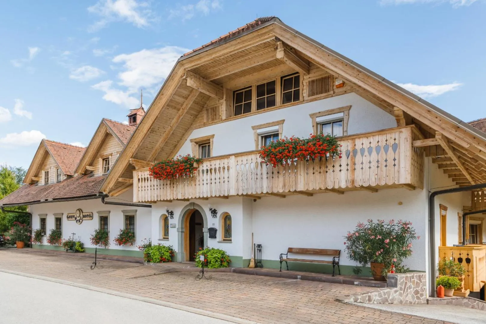 Property building in Garni Hotel Berc