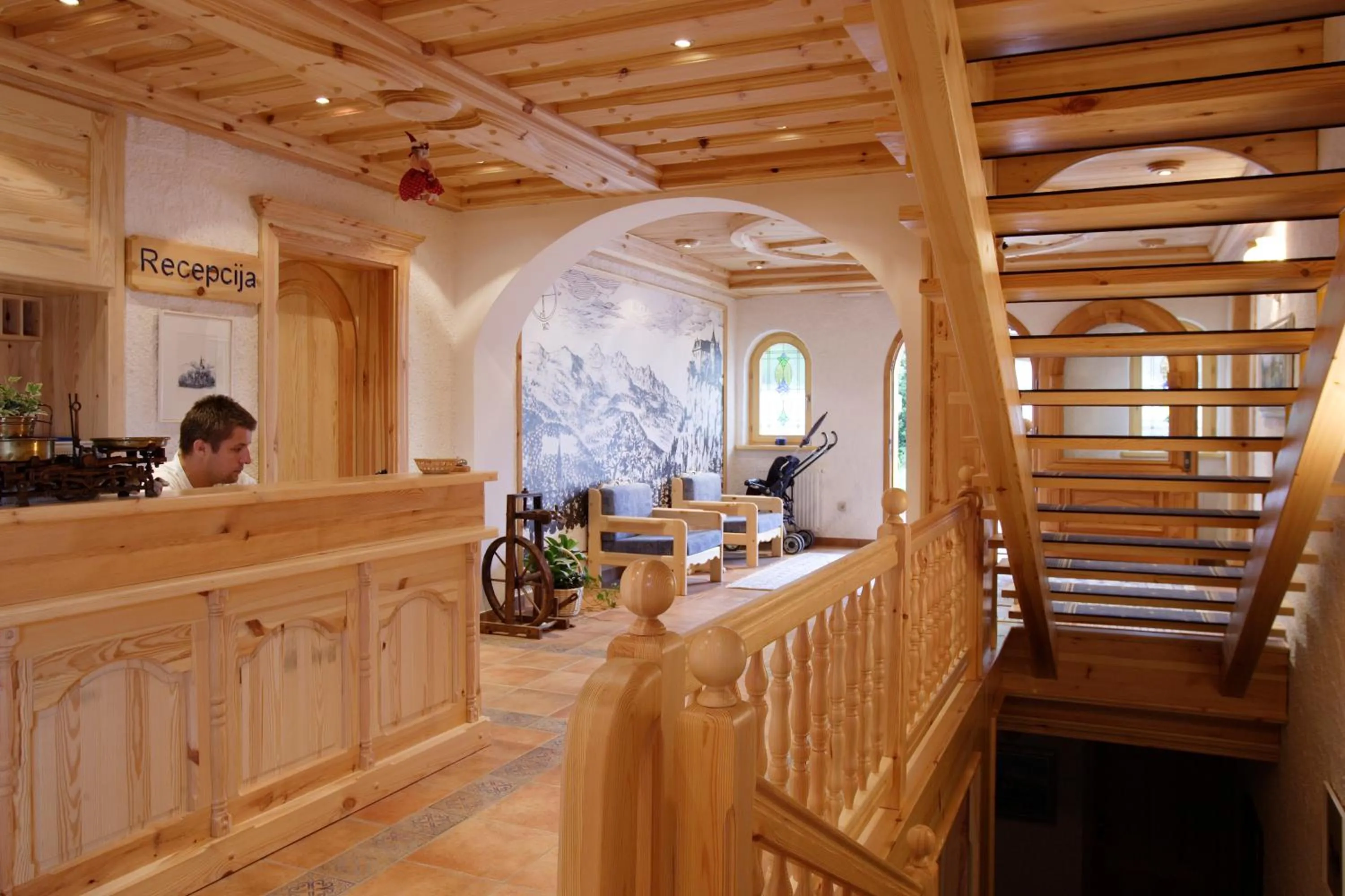 Lobby or reception in Garni Hotel Berc