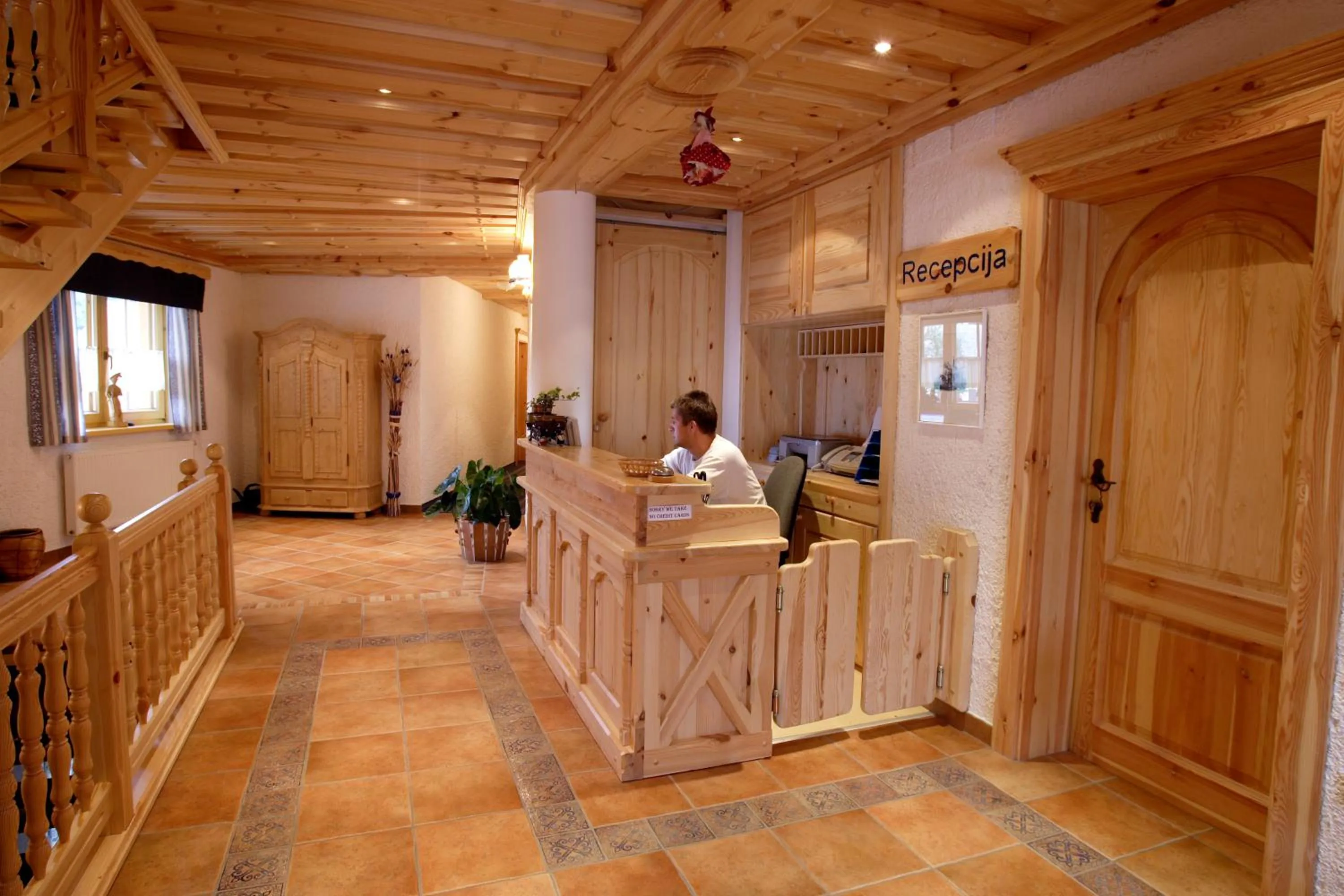 Lobby or reception in Garni Hotel Berc