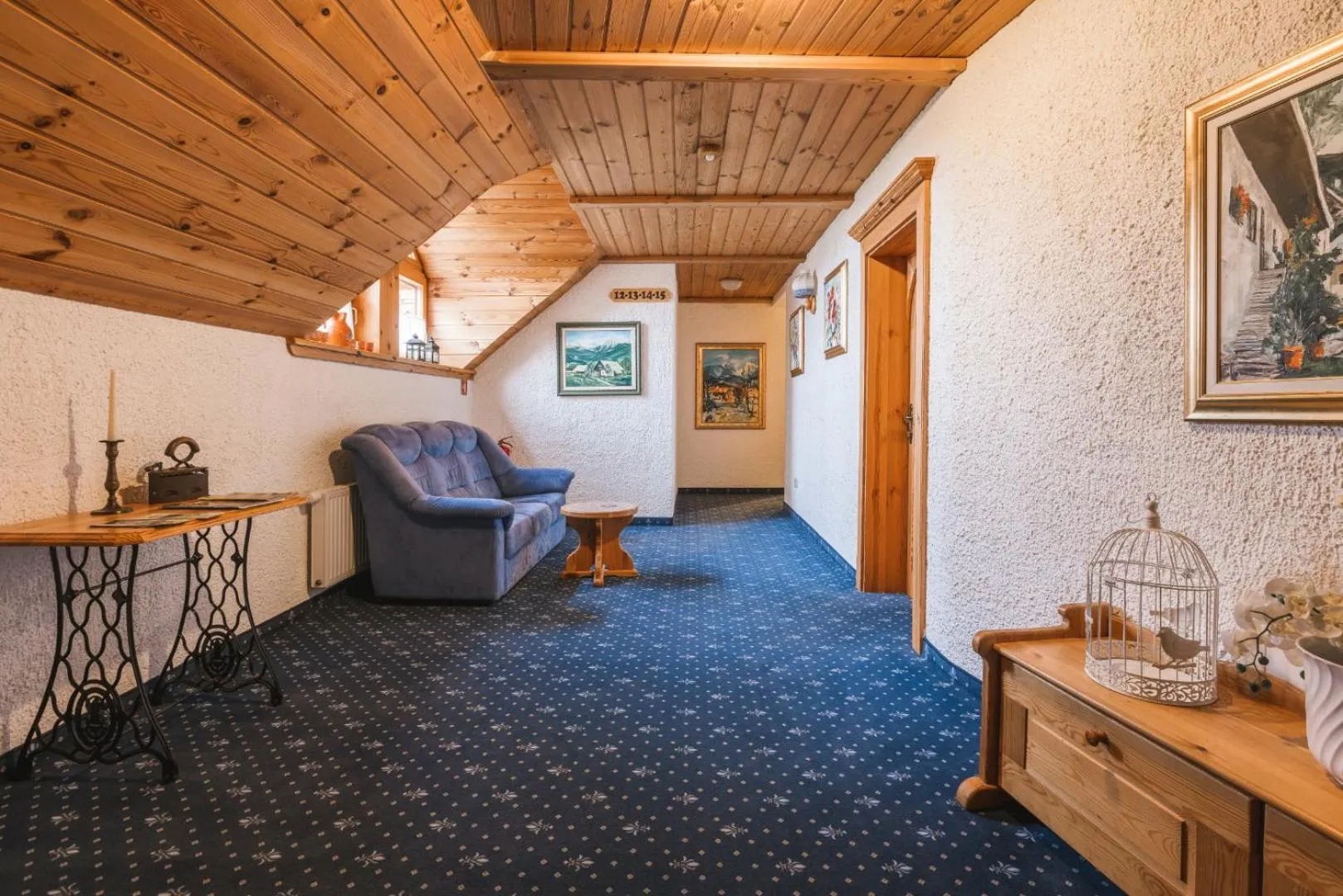 Seating area in Garni Hotel Berc