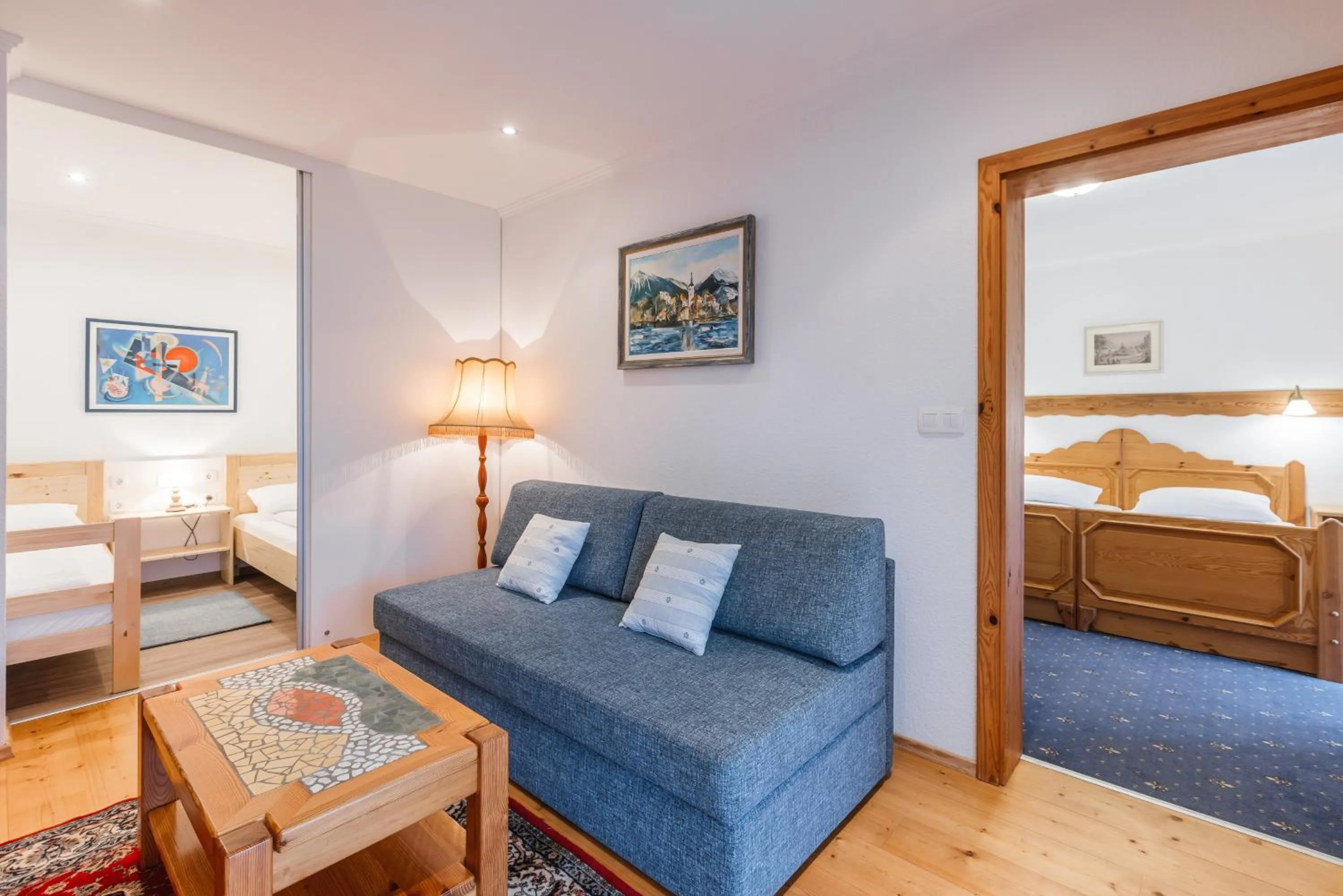 Bed in Garni Hotel Berc