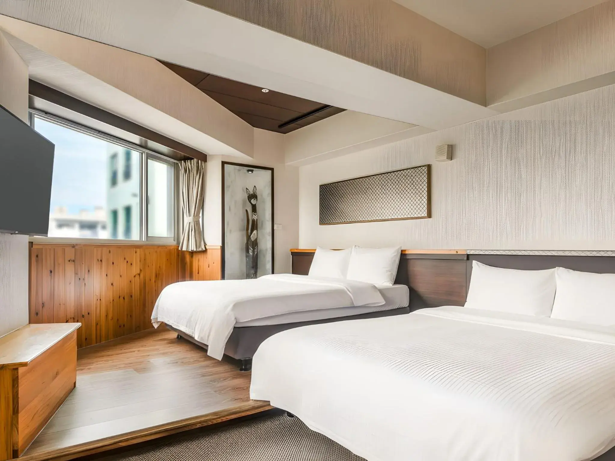 Photo of the whole room, Bed in CHECK inn Express Taichung Fengchia Photo of the whole room, Bed in CHECK inn Express Taichung Fengchia