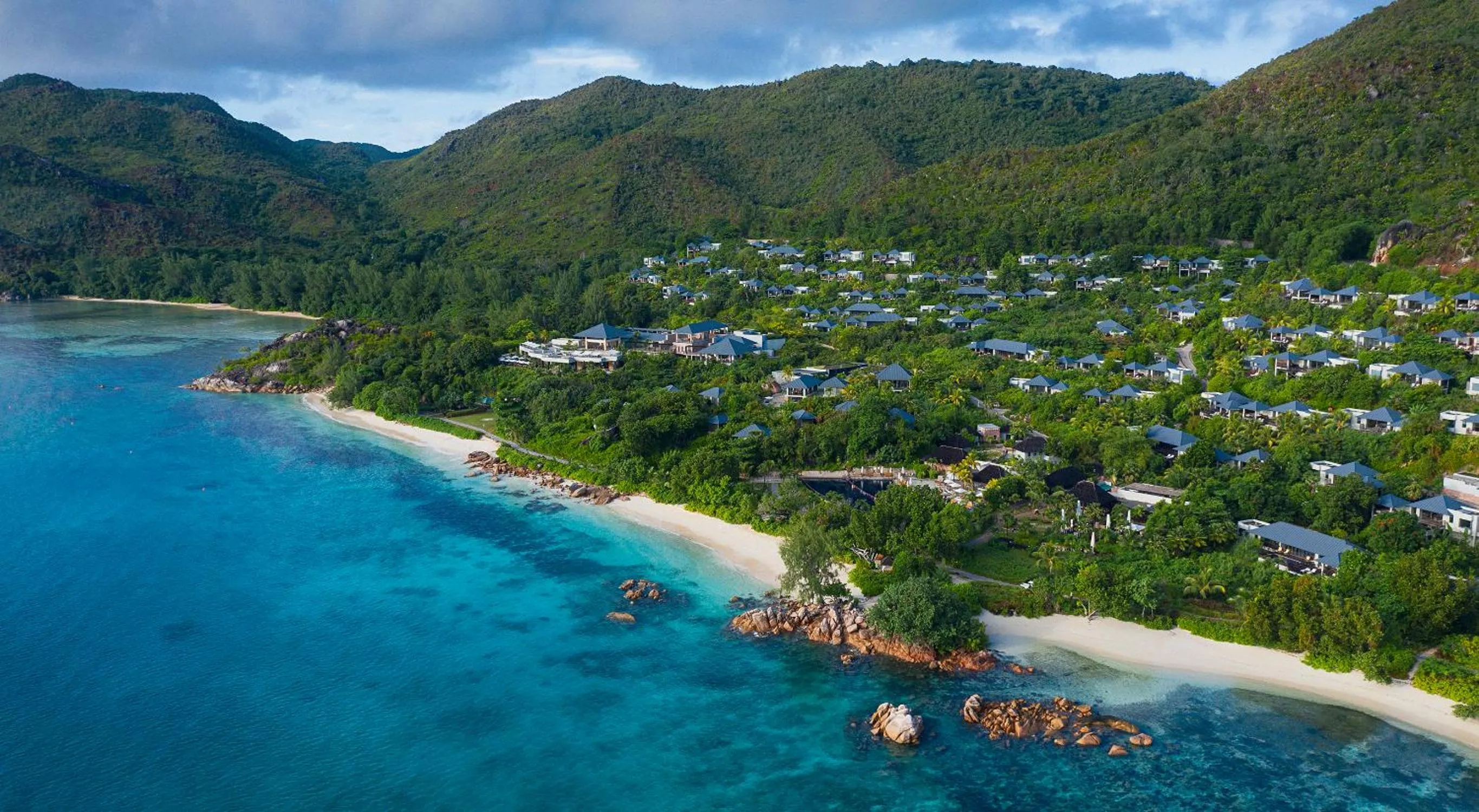Bird's eye view in Raffles Seychelles