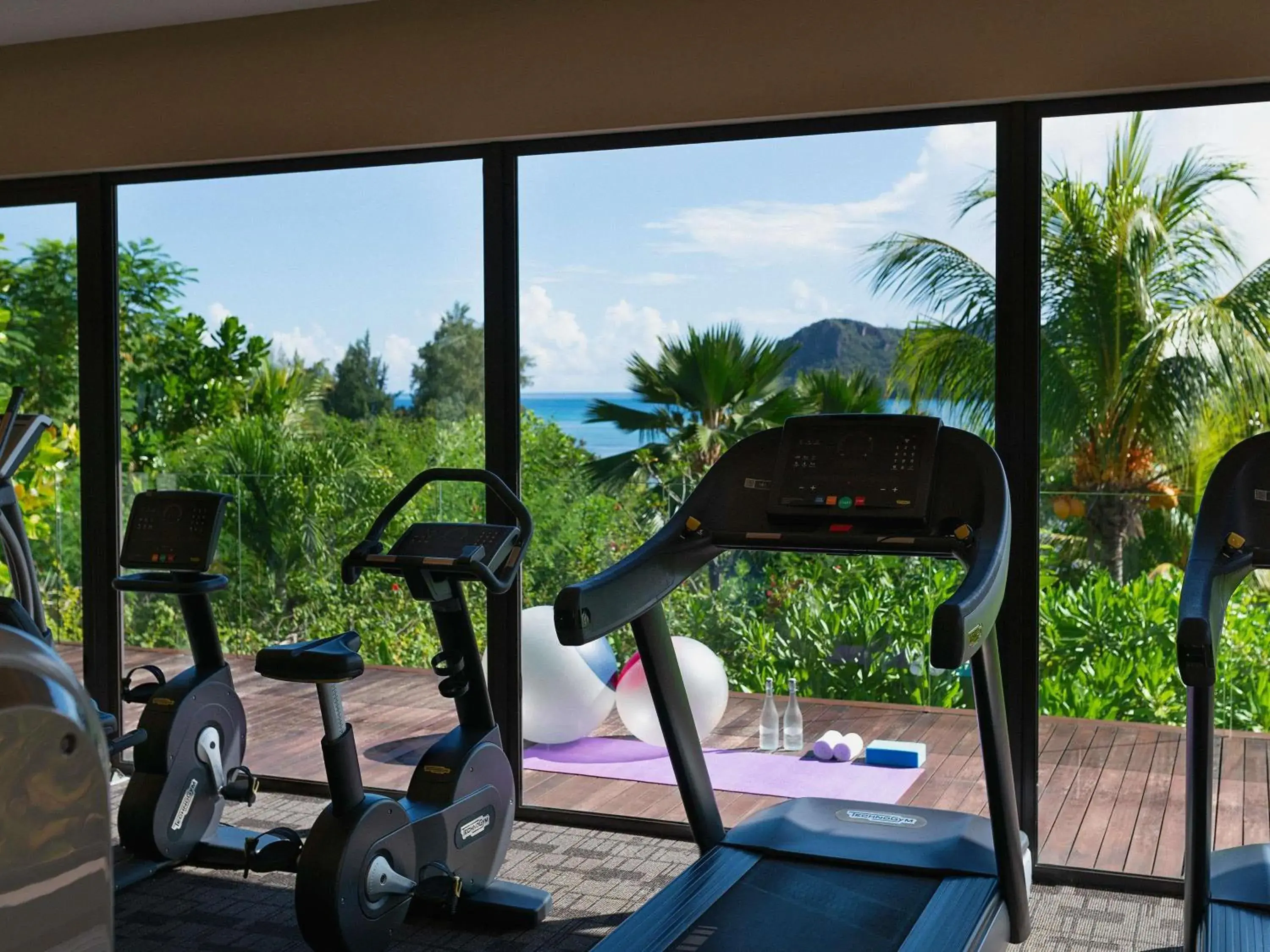 Fitness centre/facilities in Raffles Seychelles Fitness centre/facilities in Raffles Seychelles