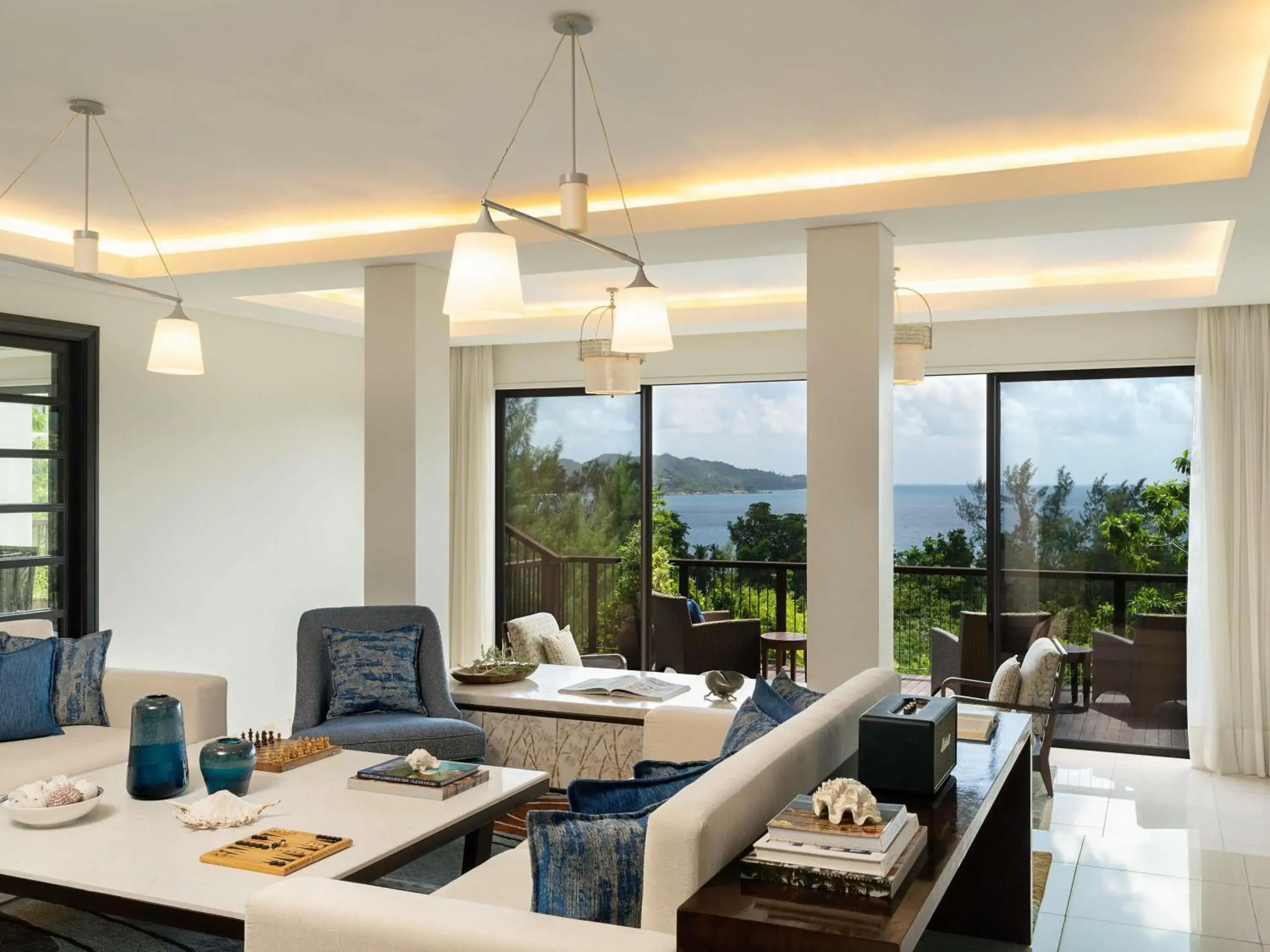 Bedroom in Raffles Seychelles Bedroom in Raffles Seychelles