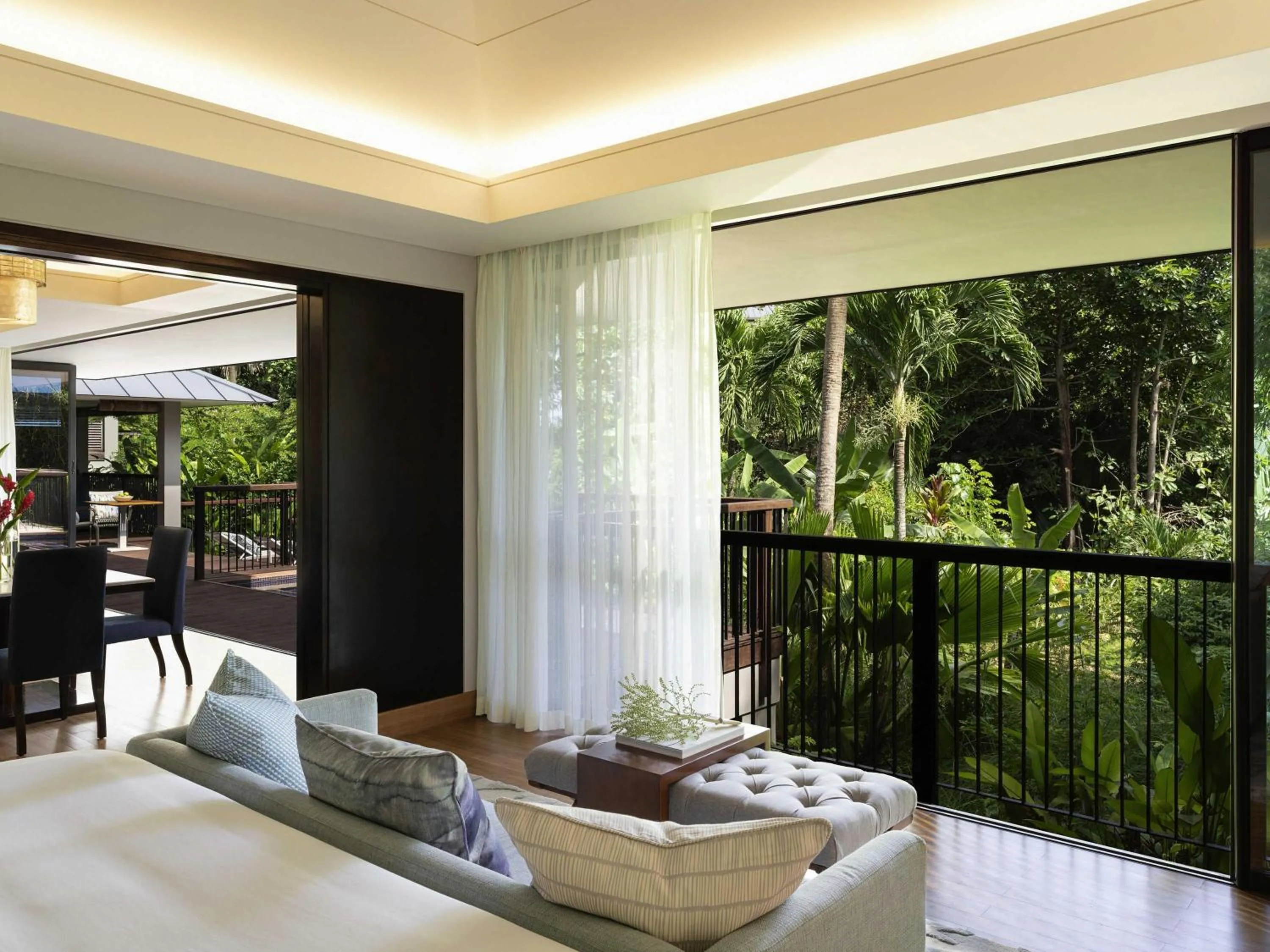 Bedroom in Raffles Seychelles