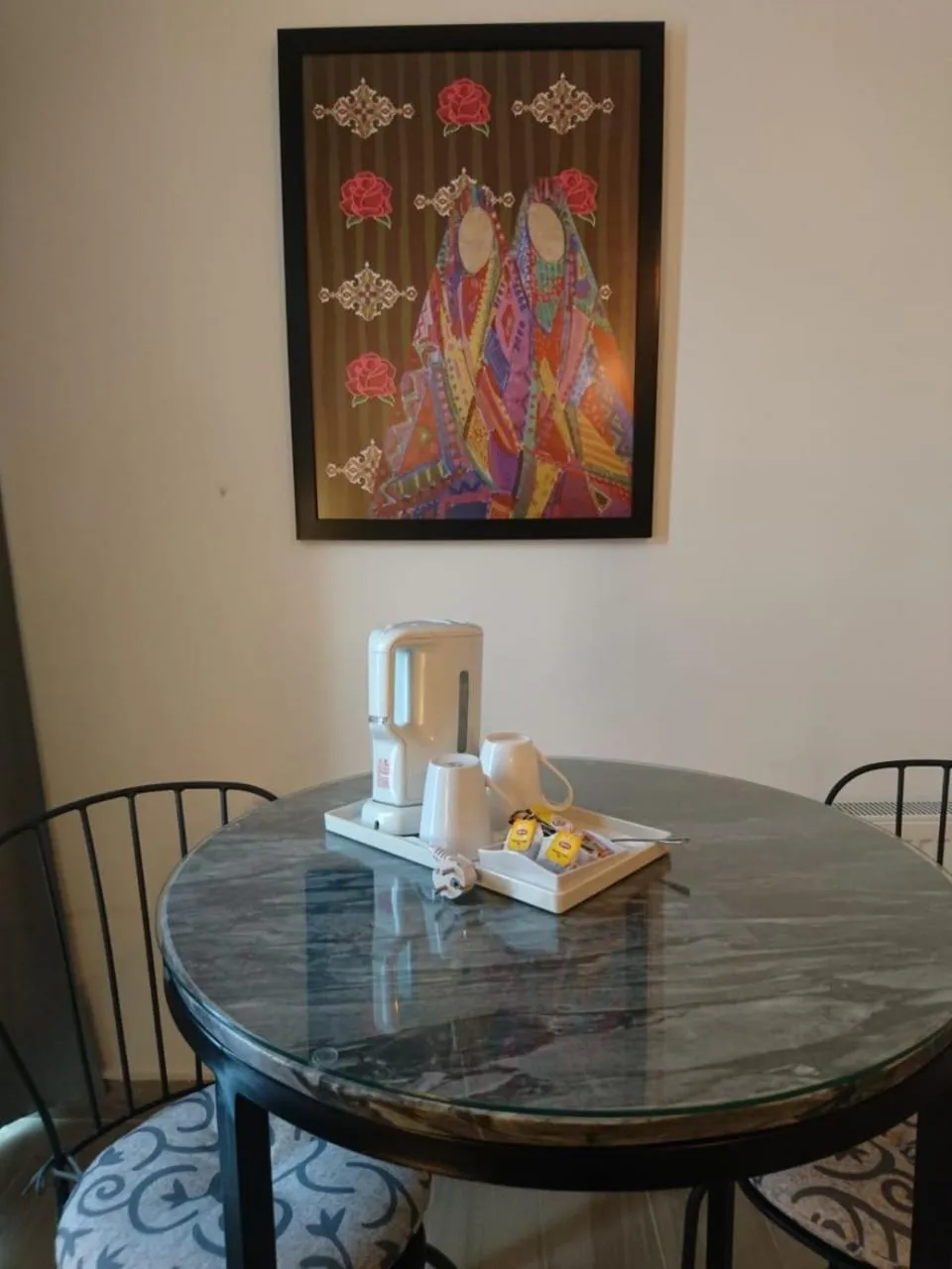 Seating area in The Conroy Boutique Hotel